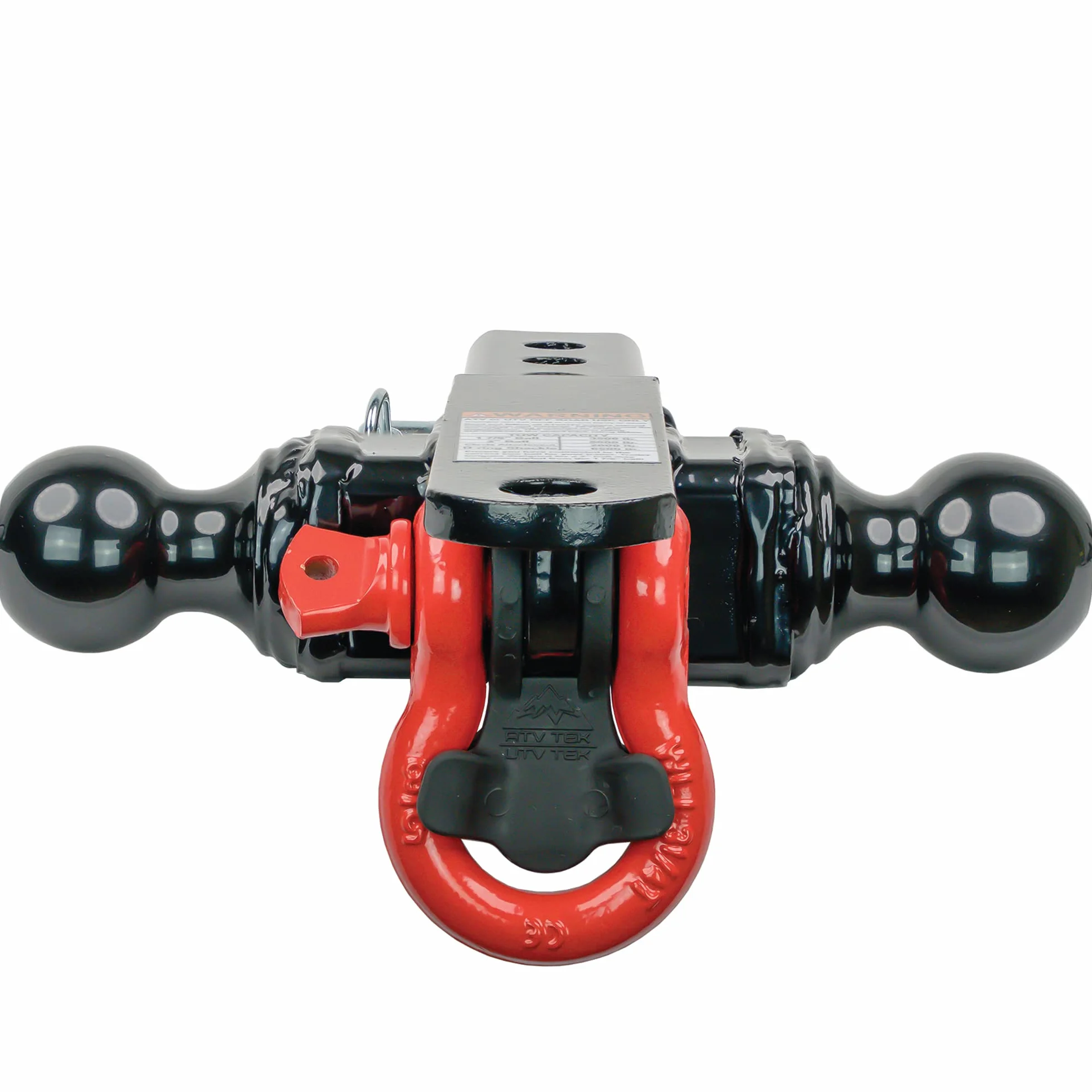 ATV/UTV tek Elite 4-drożny zaczep 1/7/8", 2-calowe uchwyty kulowe, uchwyt do przypinek, szekla holownicza