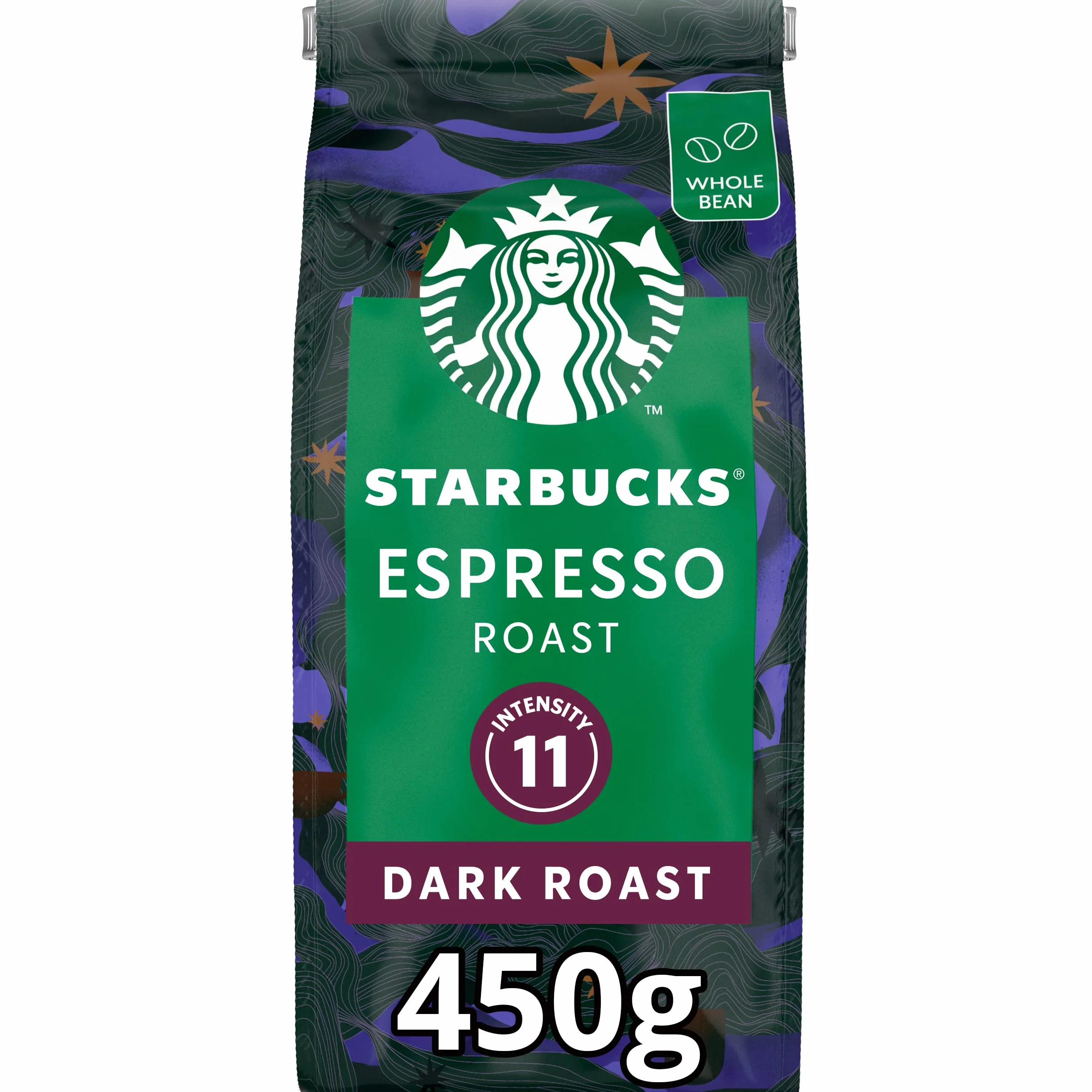 STARBUCKS Espresso Roast Dark Roast Kawa Ziarnista 450g Zestaw 4 sztuk