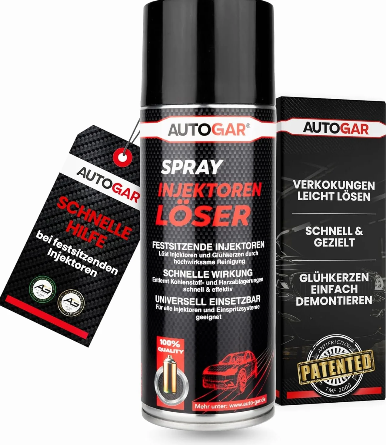 Roztwór do wtryskiwaczy w sprayu, 400 ml, szybko i łatwo odłączyć zapadnięte wtryskiwacze. AUTOGAR