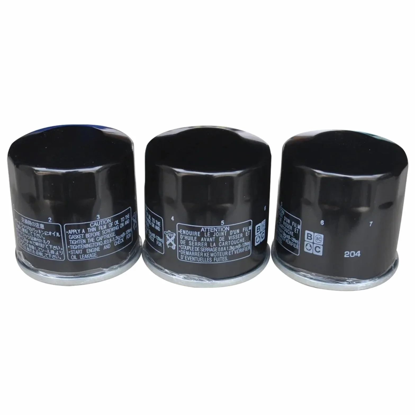 Pasuje do filtrów oleju motocyklowego Honda CBR500R CB500X CB500F 2013 2014 2015 2016 2017 2018 2019 2020 2021 2022 filtr oleju motocyklowego(3pcs)