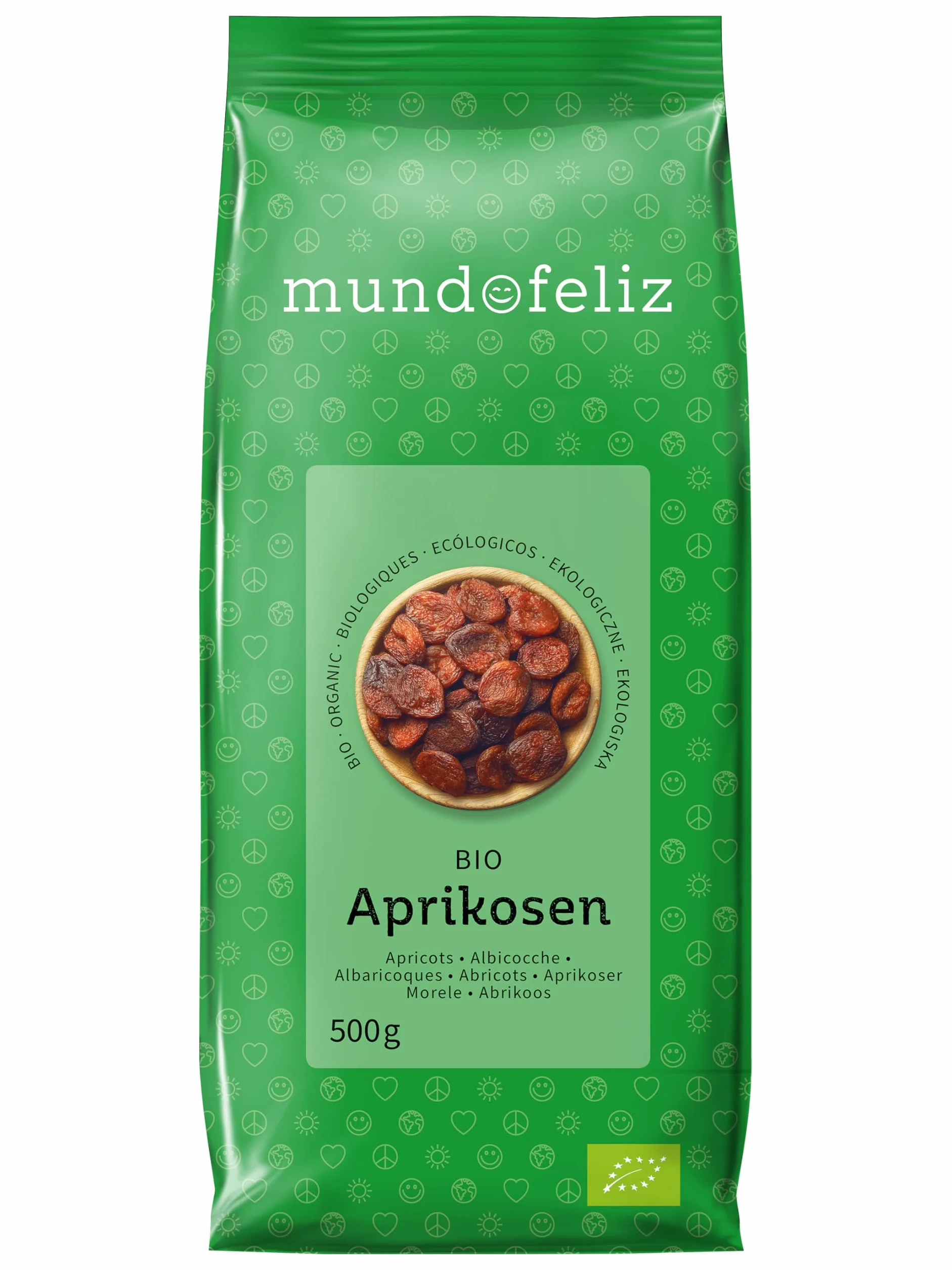 Mundo Feliz Organiczne Suszone Morele Bez Pestek 2 X 500 G
