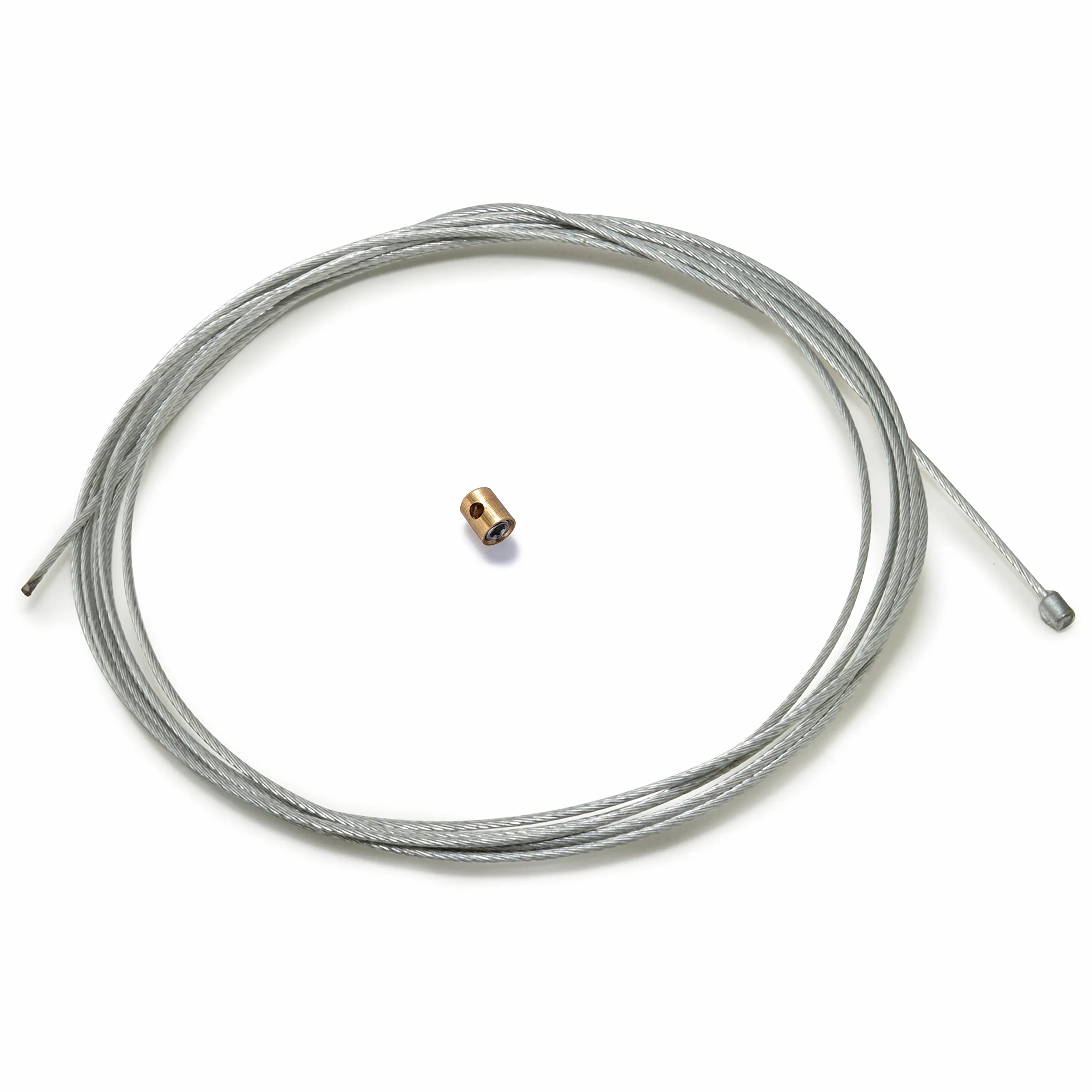 Easyboost Linka gazu 2,50 metra Ø1,2mm uniwersalny z końcówka linki dla motocykl skutera 50cc Bw's Vespa Kymco AM6 Derbi GY6