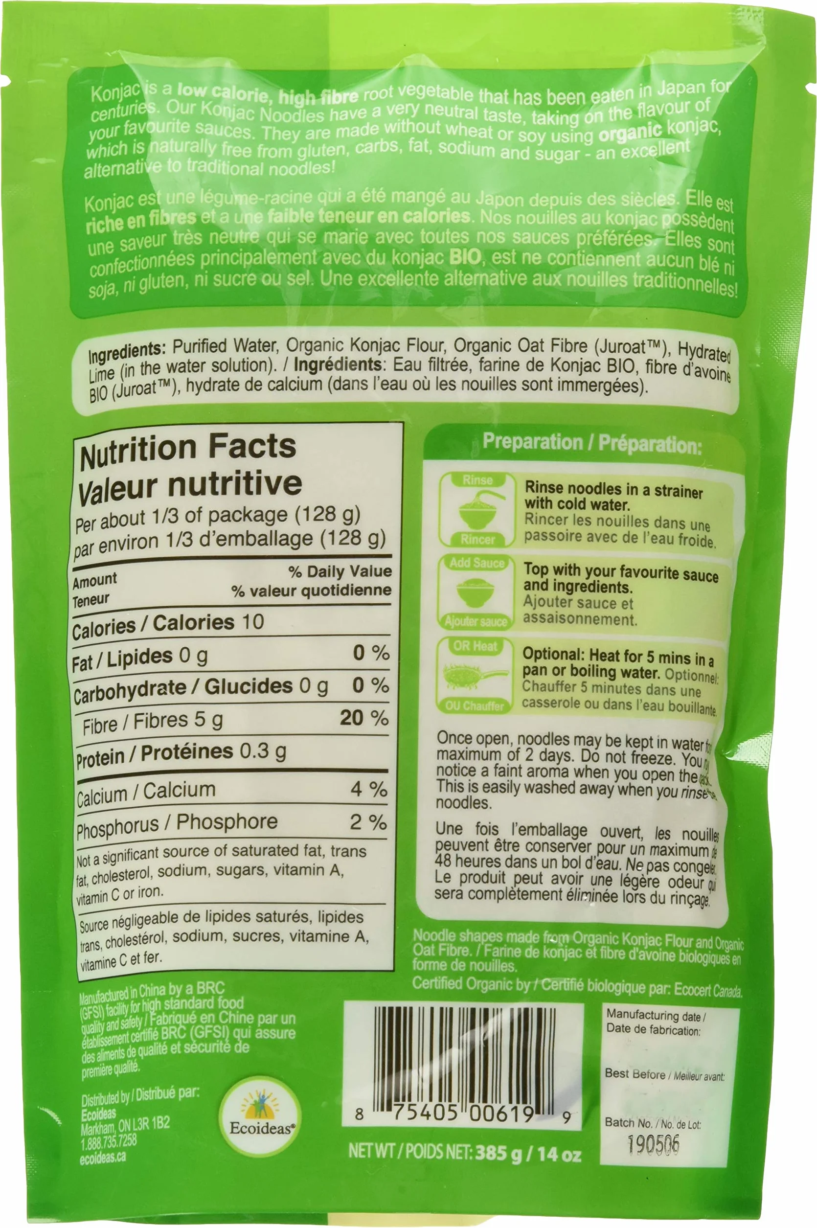 Better Than makaron organiczny bezglutenowy makaron 385 g
