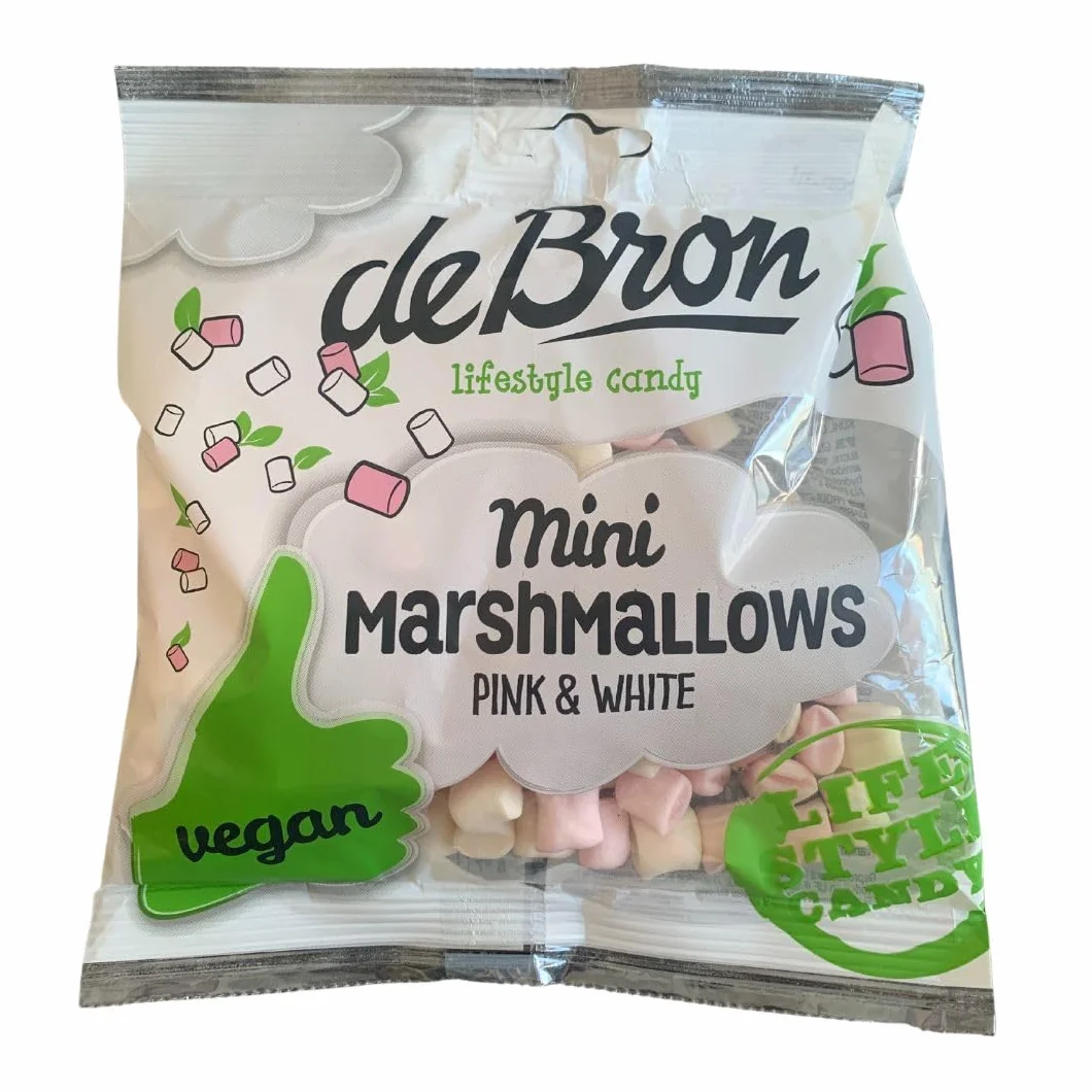 De Bron, lifestyle Candy wegańskie mini marsmallowy, 1 opakowanie, (1 x 75 g)