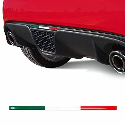 4R Quattroerre.it 14172-A Stripe 3D Tricolore Włochy do ściągacza