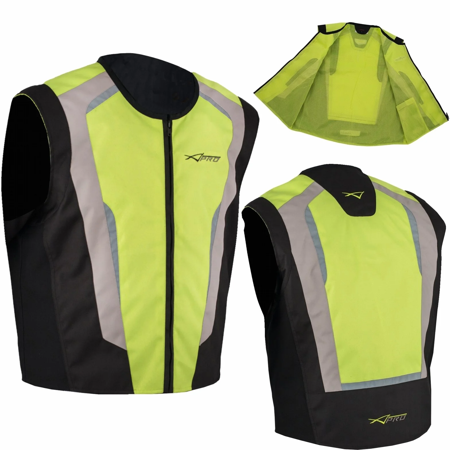 Kamizelka bezpieczeństwa Hi Vis odblaskowa A-Pro XL na motocykl skuter