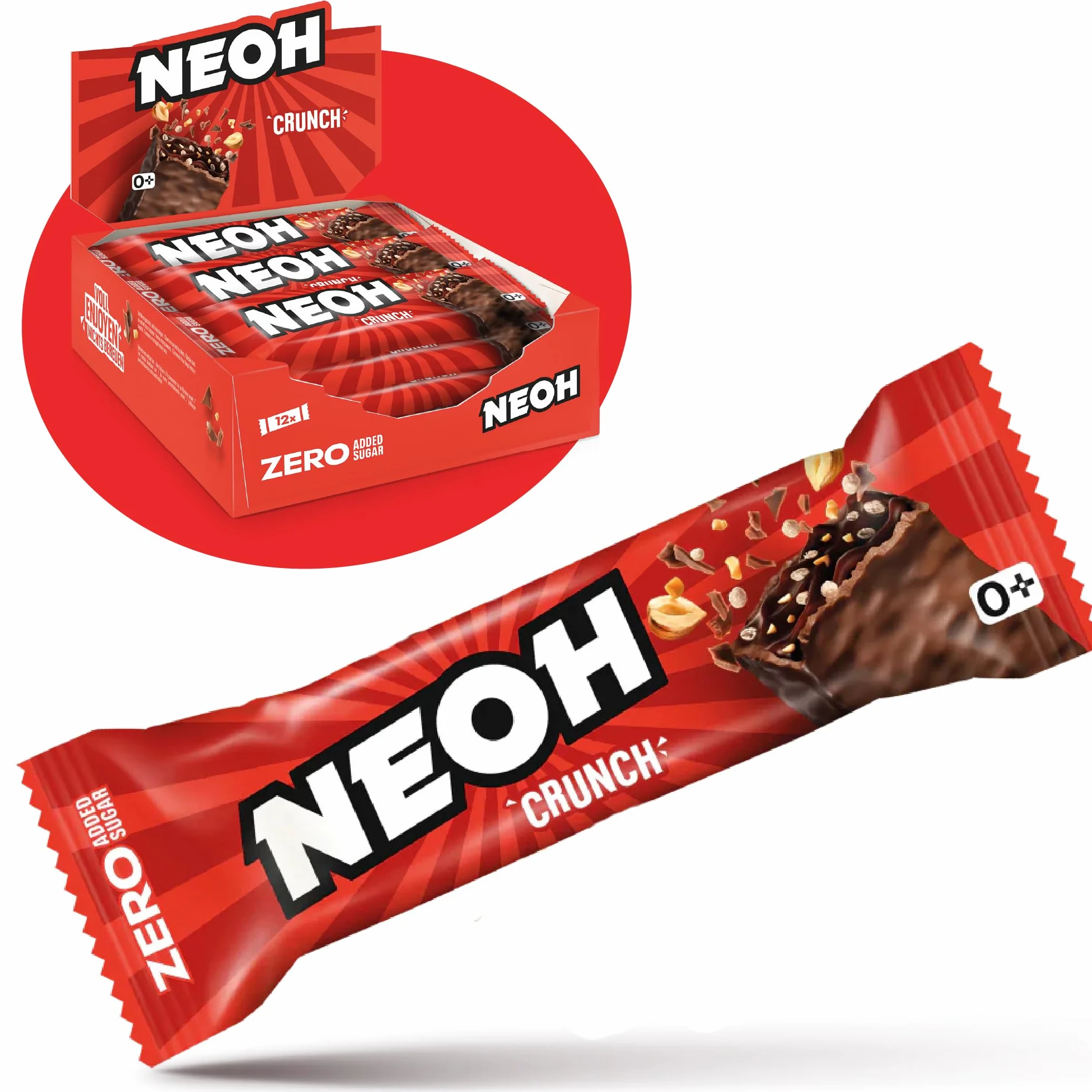 NEOH Low Carb Keto Batonik Czekolada 30 g Opakowanie 12 sztuk Chocolate