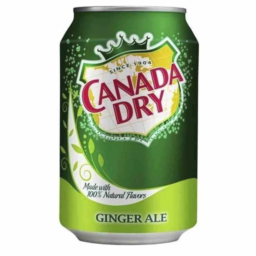 Canada Dry Ginger Ale Napój gazowany o smaku imbirowym 330 ml
