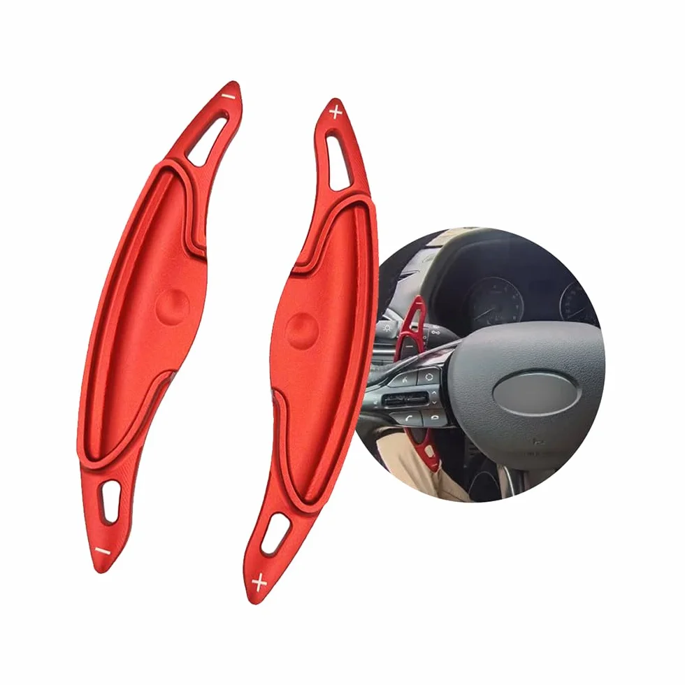 ontto Łopatka zmiany biegów na kierownicę samochodową, przedłużenie, pasuje do Hyundai I30, Wagon N, Line, Veloster Kona Elantra Avante GT CN7 2019-2024, metalowa dźwignia zmiany biegów, rozszerzenie,