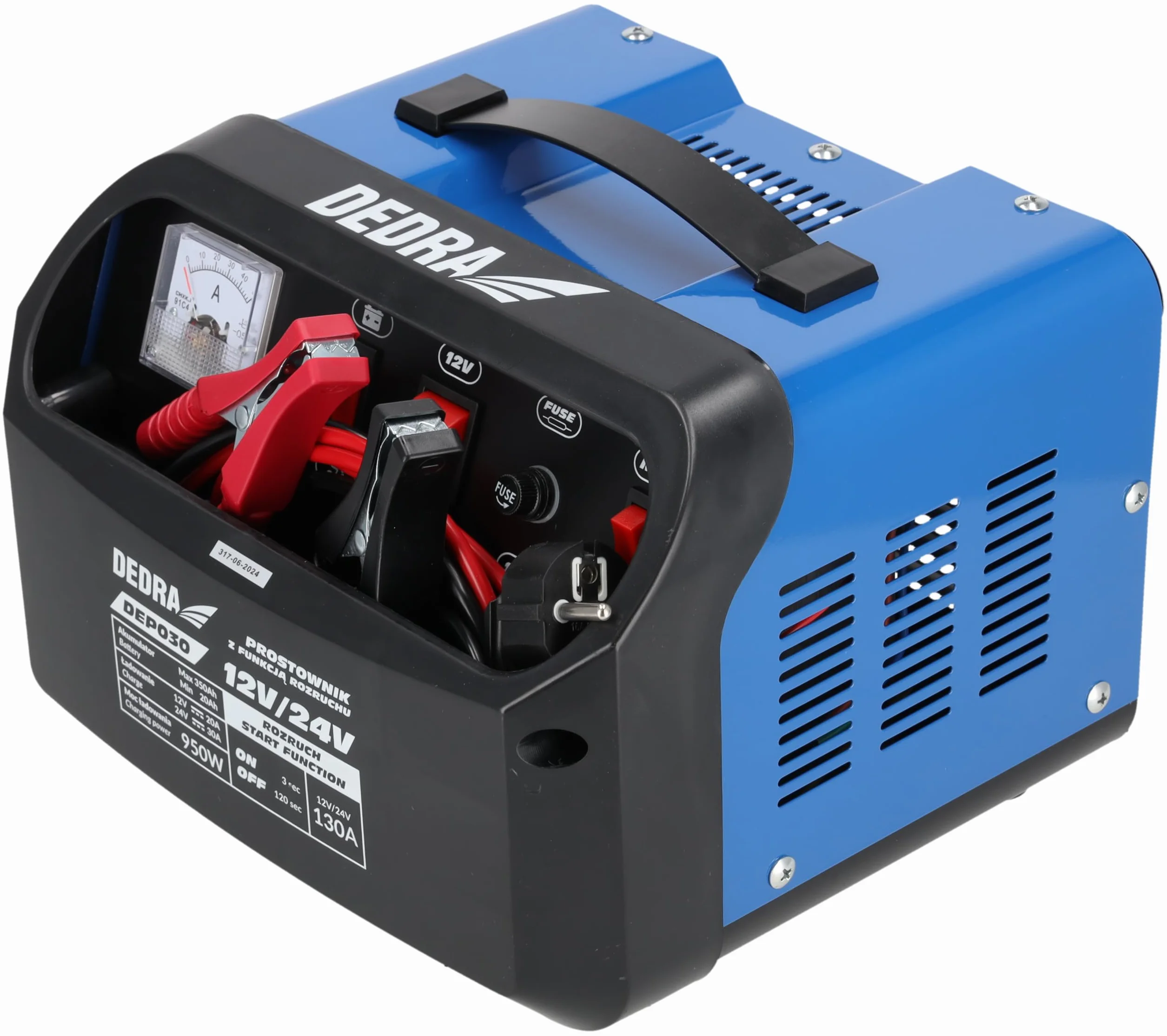 Dedra Prostownik z rozruchem 12/24 V 20-350 Ah