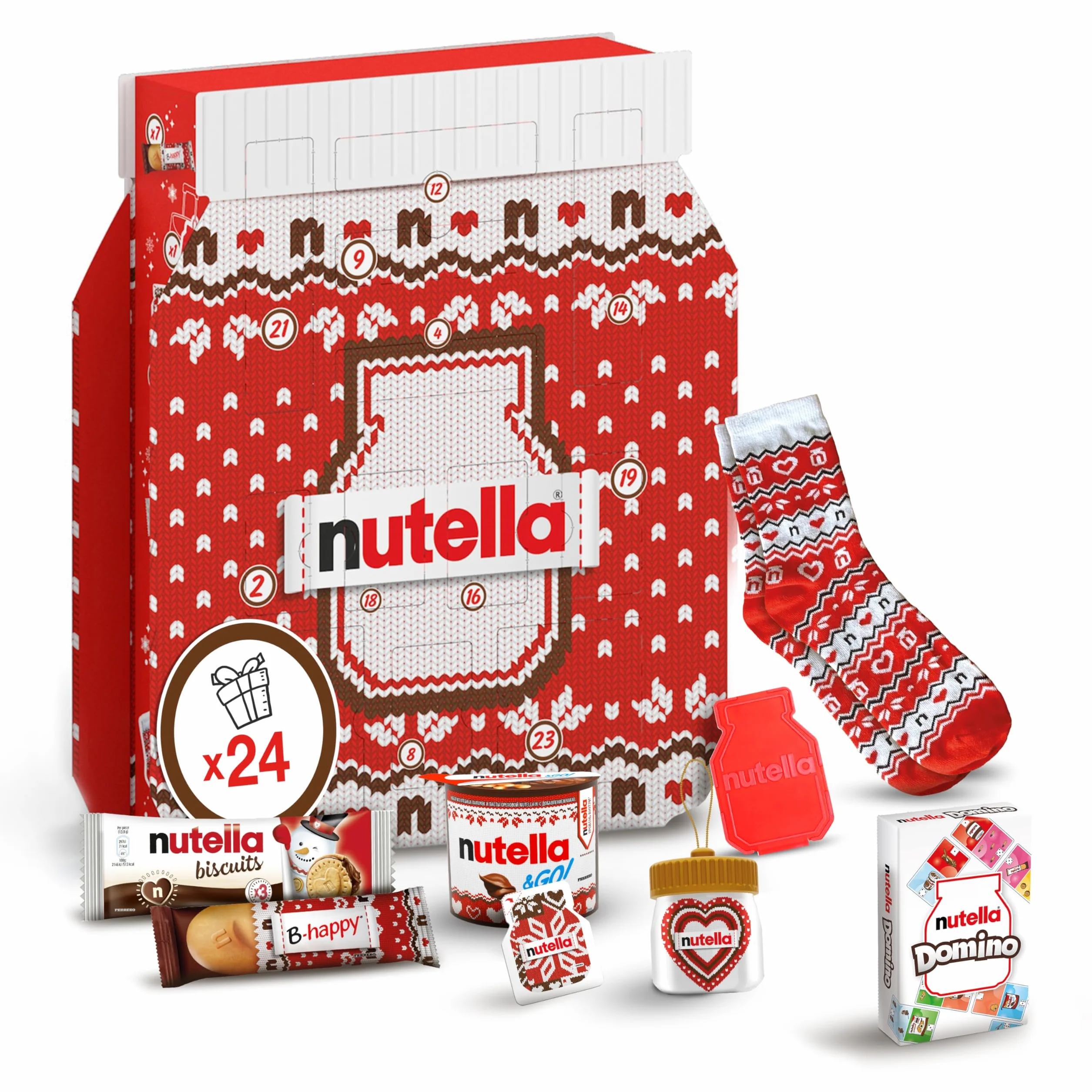 Nutella Kalendarz adwentowy 2025, 24 niespodzianki, 528 g