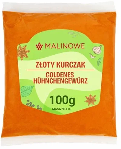 Malinowe ZŁOTY KURCZAK 100g Przyprawa Do Drobiu Kurczaka