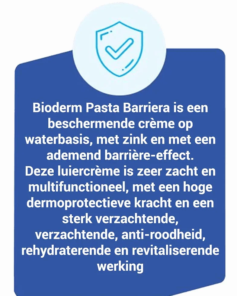 Bioderm Pasta Barriera - Krem na pieluchy z tlenkiem cynku - Idealny do uspokojenia, zapobiegania i leczenia pieluszkowych podrażnień i zapalenia skóry, Odpowiedni dla niemowląt i dorosłych, 300ml