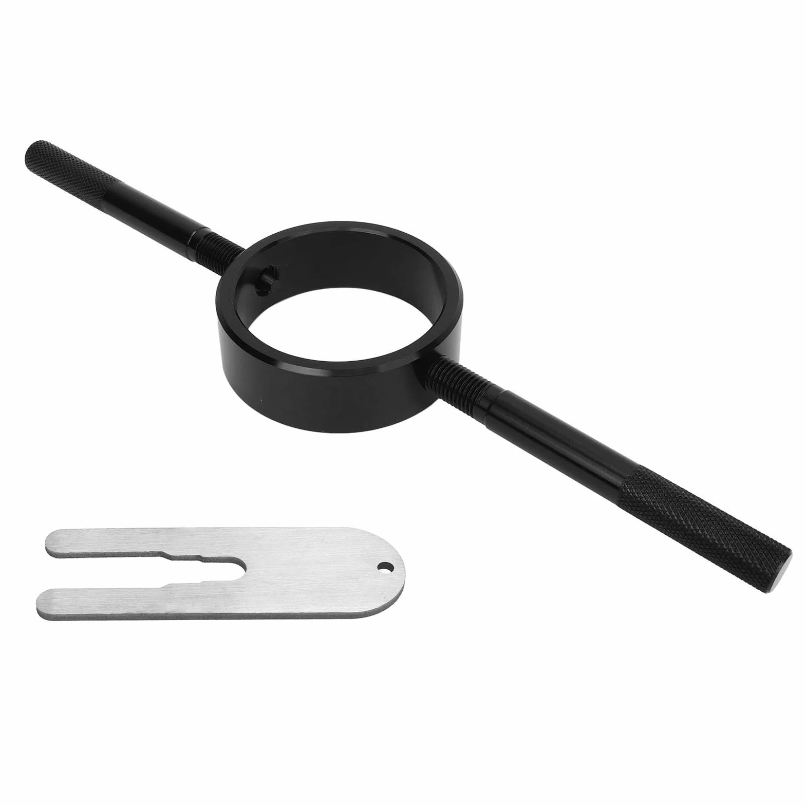 Universal Motorcycle Fork Spring Compressor, Aluminiowy Zestaw Narzędzi 6061 dla Większości do Góry Nogami Widelców StreetBike, Zaprojektowany Specjalnie dla Sprężyn