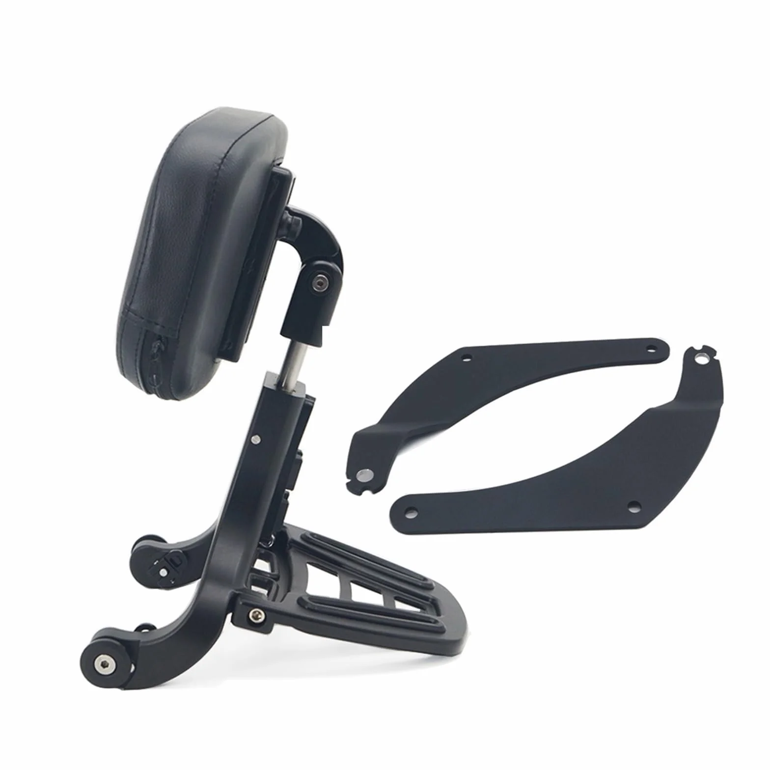 Oparcia siedzeń motocyklowych Oparcie kierowcy motocykla i pasażera pasuje do Harley FLSB pasuje do Softail Sport Glide 2018-2022/FXLR pasuje do Softail Low Rider (Color : Black)