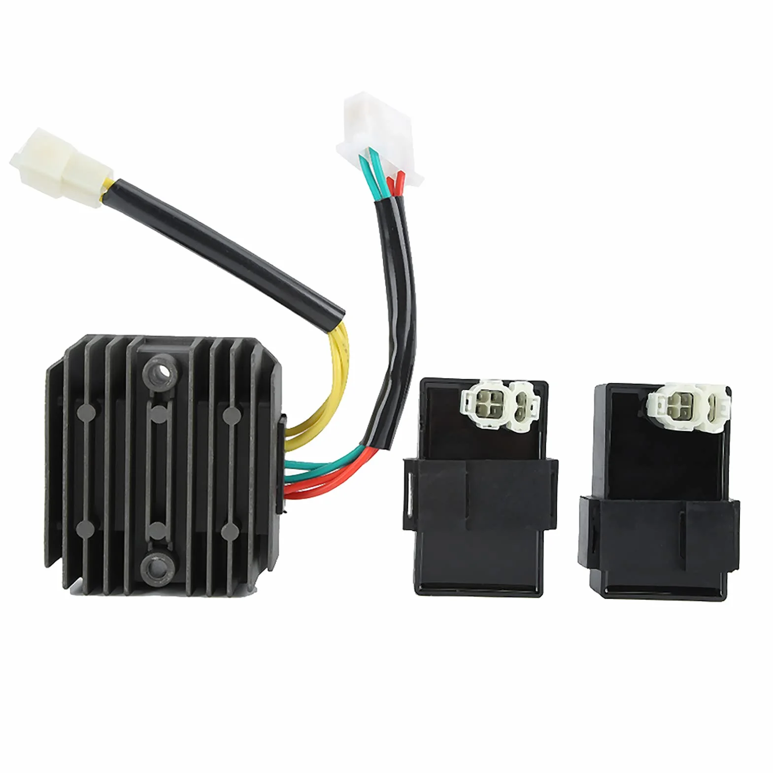Fydun 3 Sztuk/zestaw Podwójny Zapłon CDI + Prostownik Regulatora Zamiennik dla XL 600 V Transalp 1989-1996