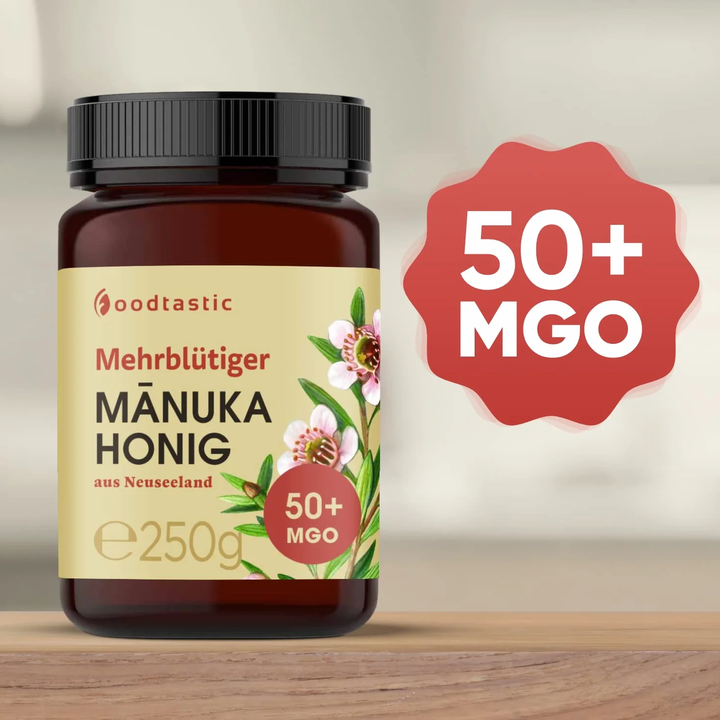 Miód Manuka MGO 50 250 g certyfikowany z Nowej Zelandii