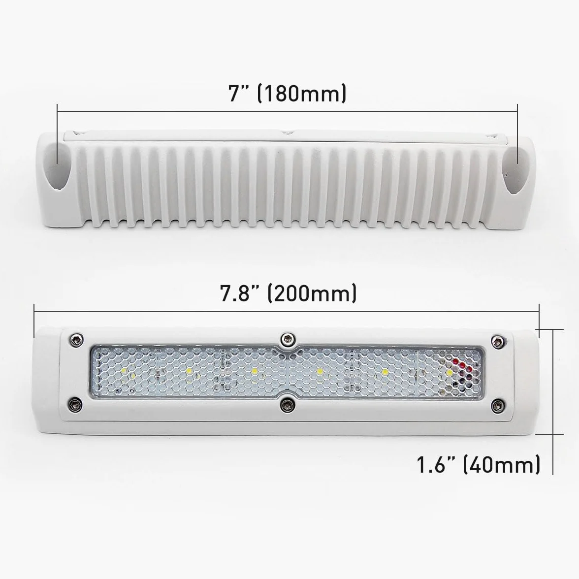 Dream Lighting LED Lampa Markizy do Kampera Zewnętrzne 12v Kempingowych Światło Ganek RV Wodoszczelna Kamperów Przyczepa Kempingowa Aluminium IP65 11W 720LM