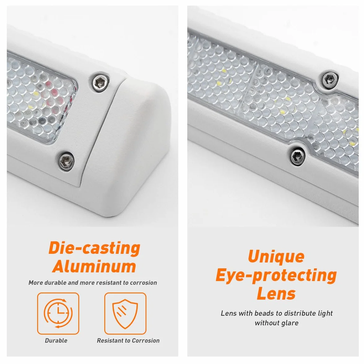 Dream Lighting LED Lampa Markizy do Kampera Zewnętrzne 12v Kempingowych Światło Ganek RV Wodoszczelna Kamperów Przyczepa Kempingowa Aluminium IP65 11W 720LM