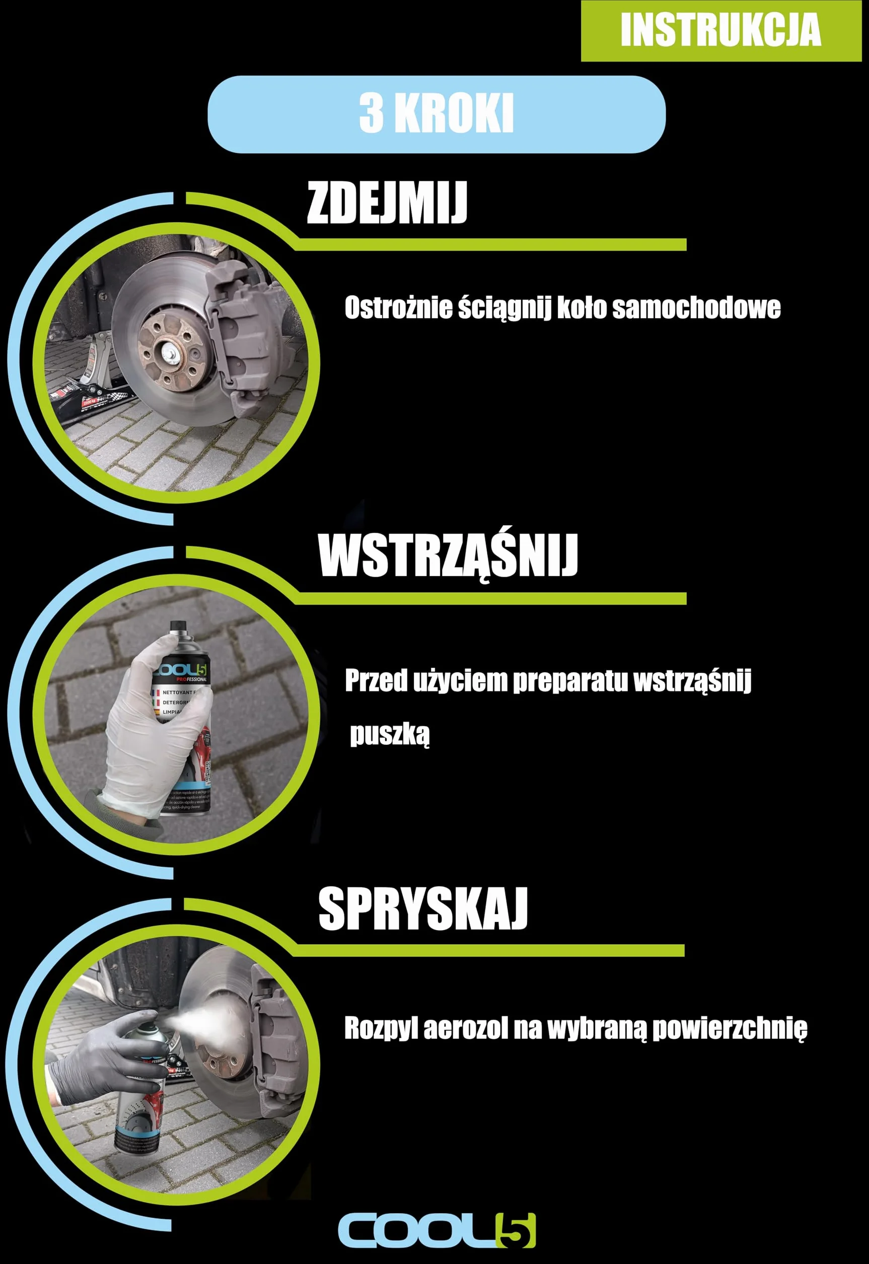 Brake Cleaner Spray 600 ml – Środek do czyszczenia hamulców