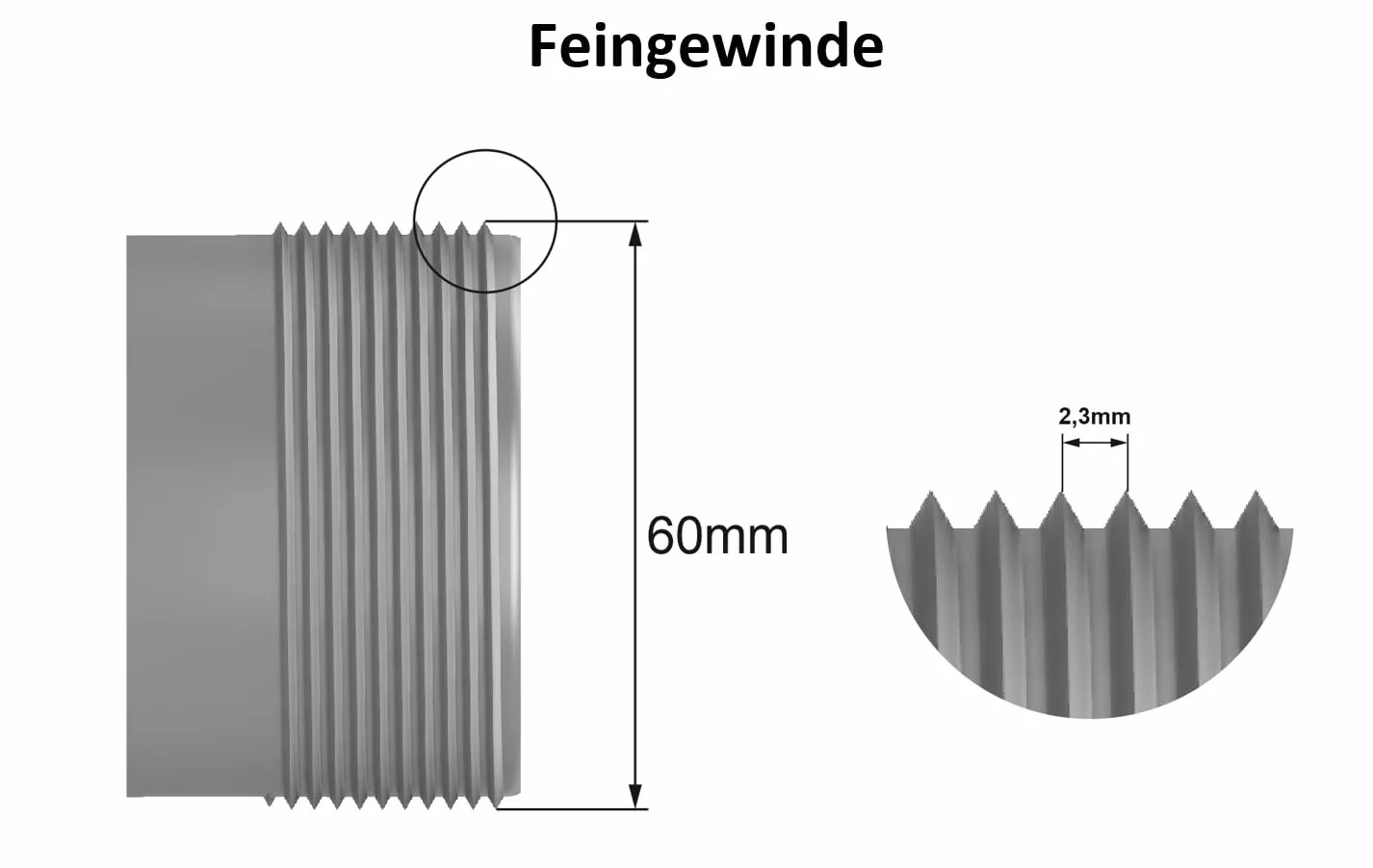 WAFA Adapter korka zbiornika na wodę do Knaus Weinsberg plastikowy