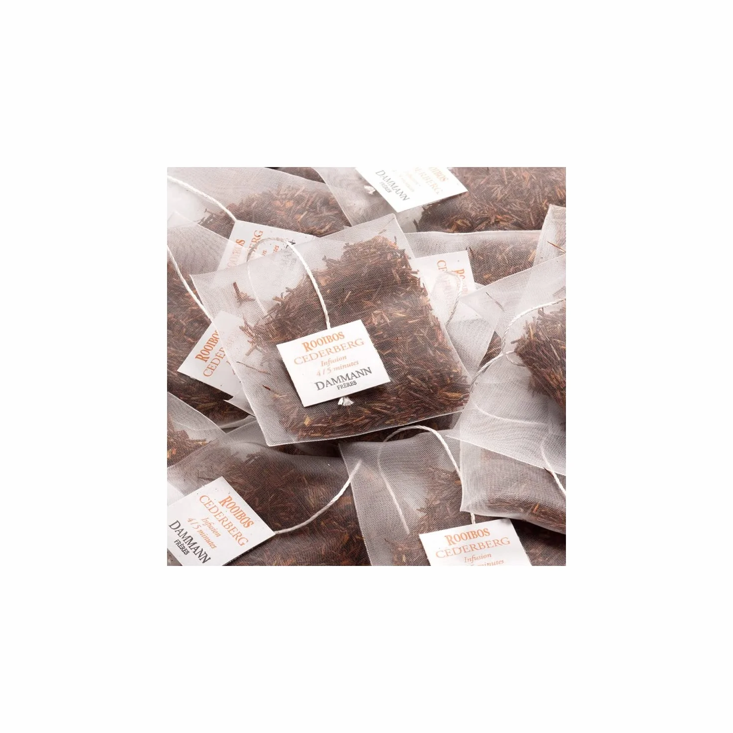 Dammann Frères® Rooibos Republika Południowej Afryki Czerwona herbata | Rooibos Natural Africa - 2 x 24 pojedyncze saszetki | napar Rooibos bez kofeiny