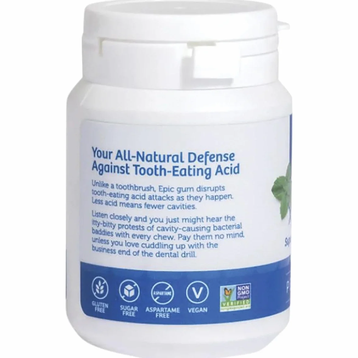 Epic Dental Mints Spearmint Xylitol Bottle (1 x 180 Ct)