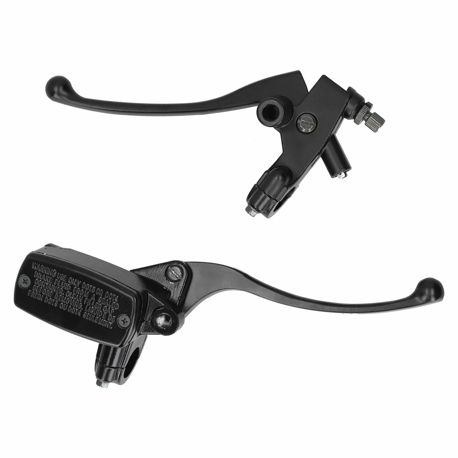 Hydrauliczna Dźwignia Hamulca ze Stopu Aluminium CNC, Czarna 22mm Uniwersalny Motocyklowy Zespół Dźwigni Sprzęgła Hydraulicznego Hamulca