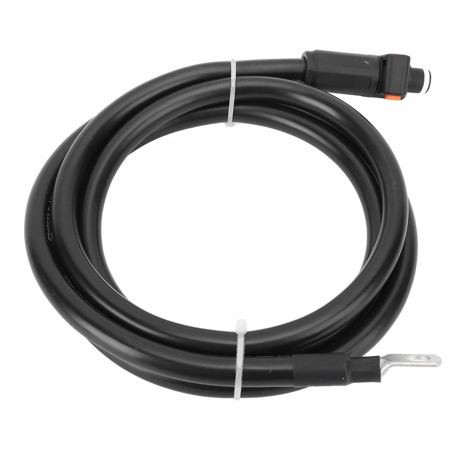 SIXRUN Kabel Zasilający 4 AWG Silikonowy Kabel Akumulatora 4 AWG z prostą wtyczką i 8-zaciskowym Drutem Miedzianym SC25 4AWG do Samochodu, łodzi, Ciągnika Motocyklowego, Opakowanie na Akumulator (Lub)