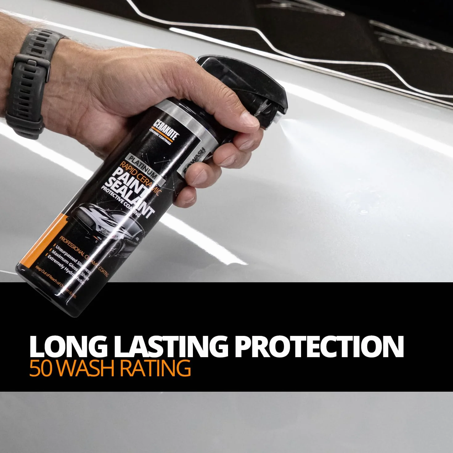 CERAKOTE Ceramic Paint Sealant | profesjonalna powłoka lakieru na bazie ceramiki | odporna na wodę i zabrudzenia | szybkie i łatwe zastosowanie | długotrwała ochrona | głęboki połysk i efekt perlenia