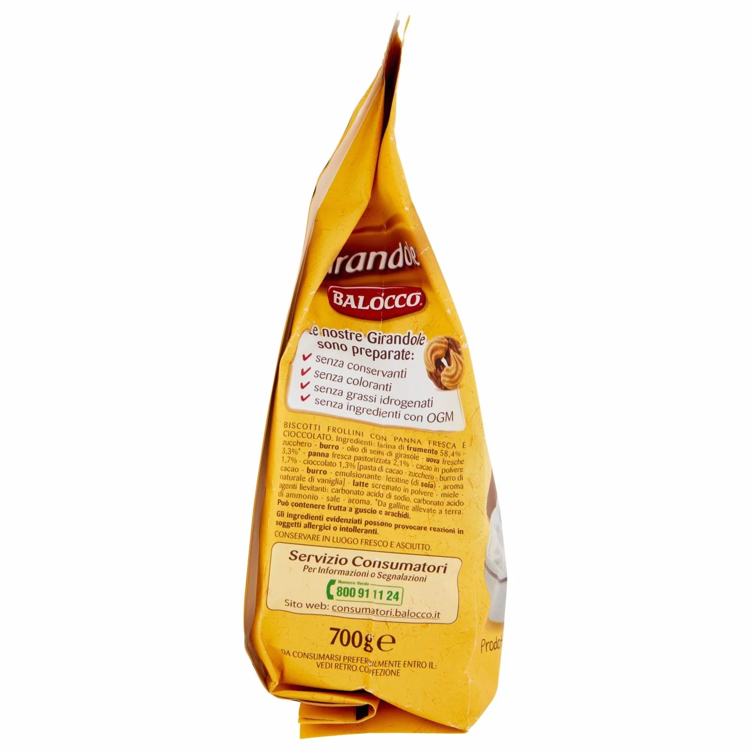 Ciastka Biscotto Girandole 700g - Balocco włoskie kruche