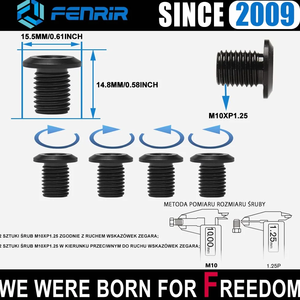 FENRIR Lusterko motocyklowe korek Wtyczka 304 Stal nierdzewna dla M10XP1.25 Z900 Z800 Z750 Z600 Z400 Z250 Z125 MT25 MT03 MT07 MT09 MT10 XSR7000 XSR900 SV650 GSXS750 Katana Bandit CB1000R CB650R CB300R