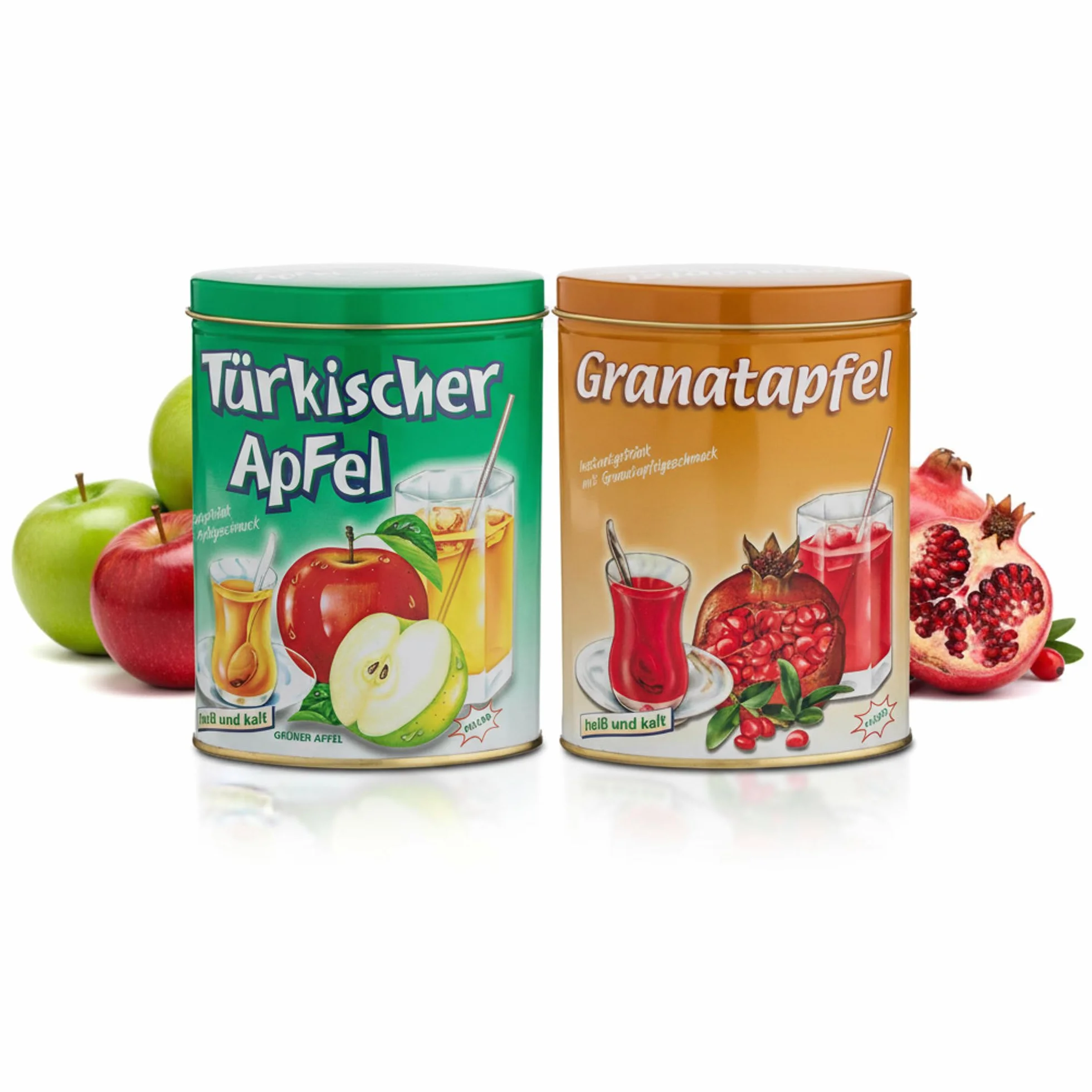 Ottoman Zestaw herbaty jabłkowej i granatowej 2×300 g napój instant