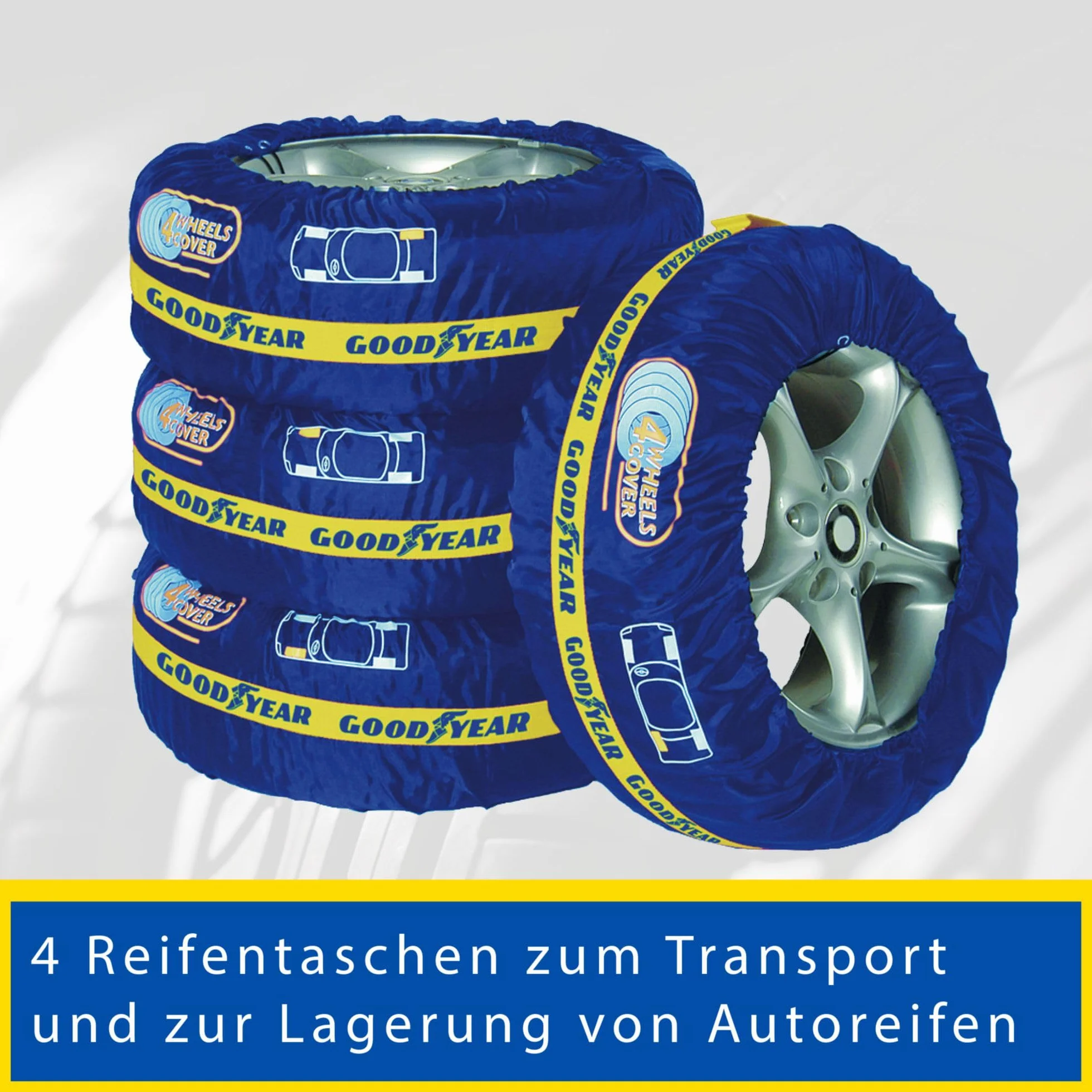 Goodyear 75526 pokrowiec na opony, zestaw 4 szt