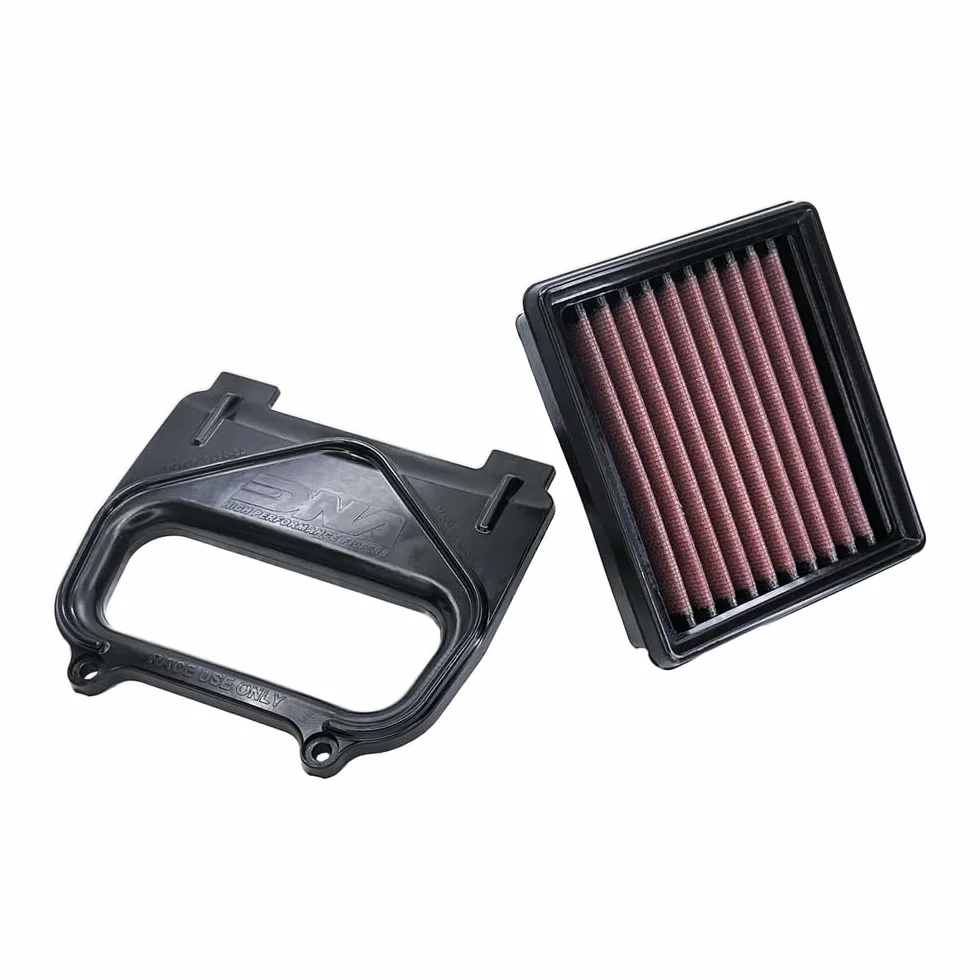 DNA Pokrywa Air Stage 2 i Zestaw Filtra Kompatybilny z CF Moto 450 MT (24-25) z Przepływem Powietrza Zwiększonym o 74,10% i Wydajnością Filtracji 98–99%, PN: P-CF45E24-S2-COMBO