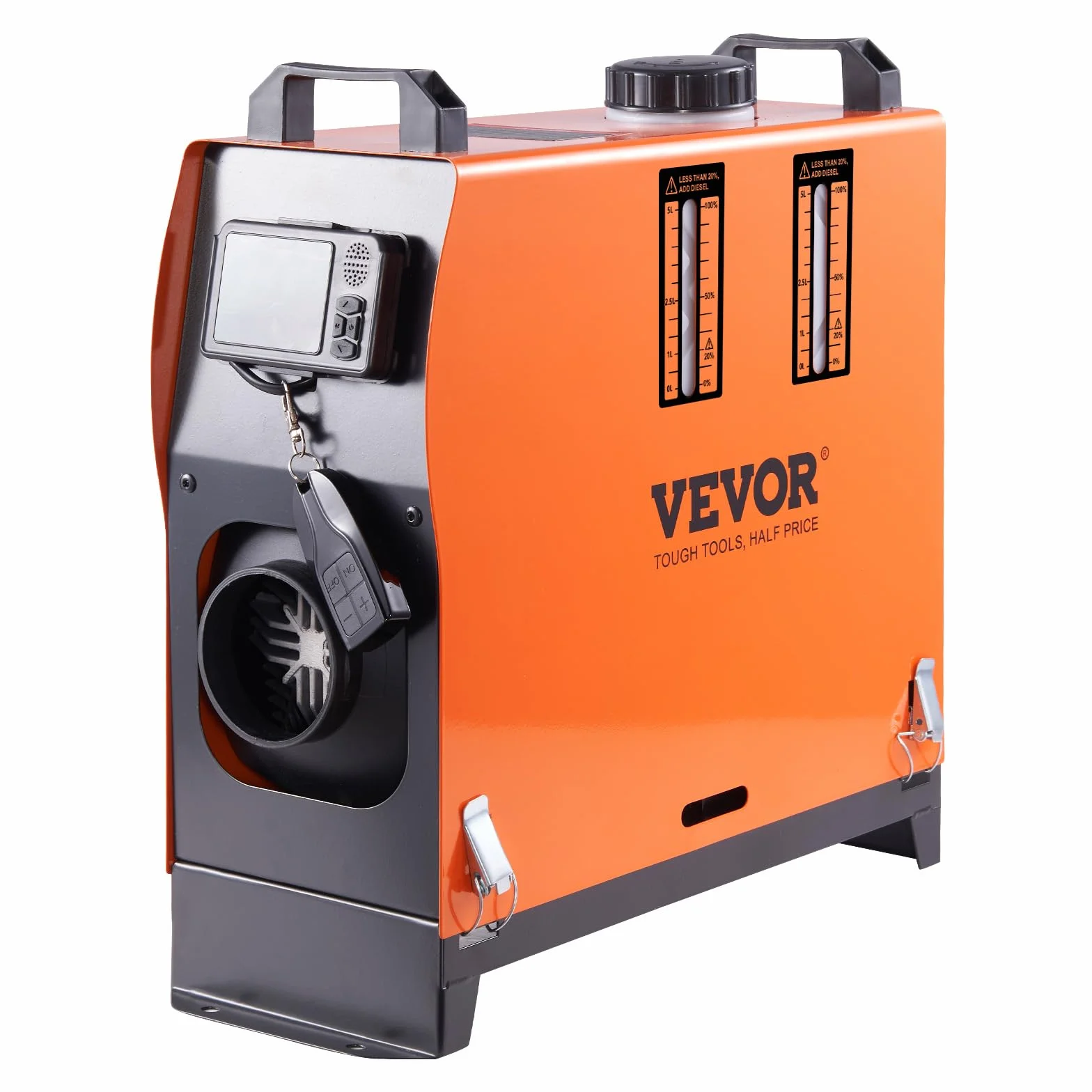 VEVOR Nagrzewnica na olej napędowy 12 V 8 kW 25 m² LCD