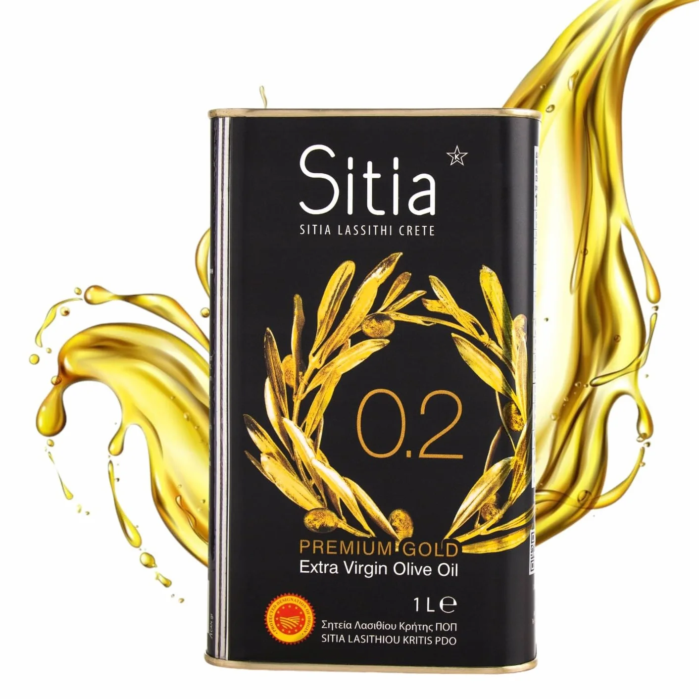 Oliwa Grecka Extra Virgin SITIA 0,2% 1l