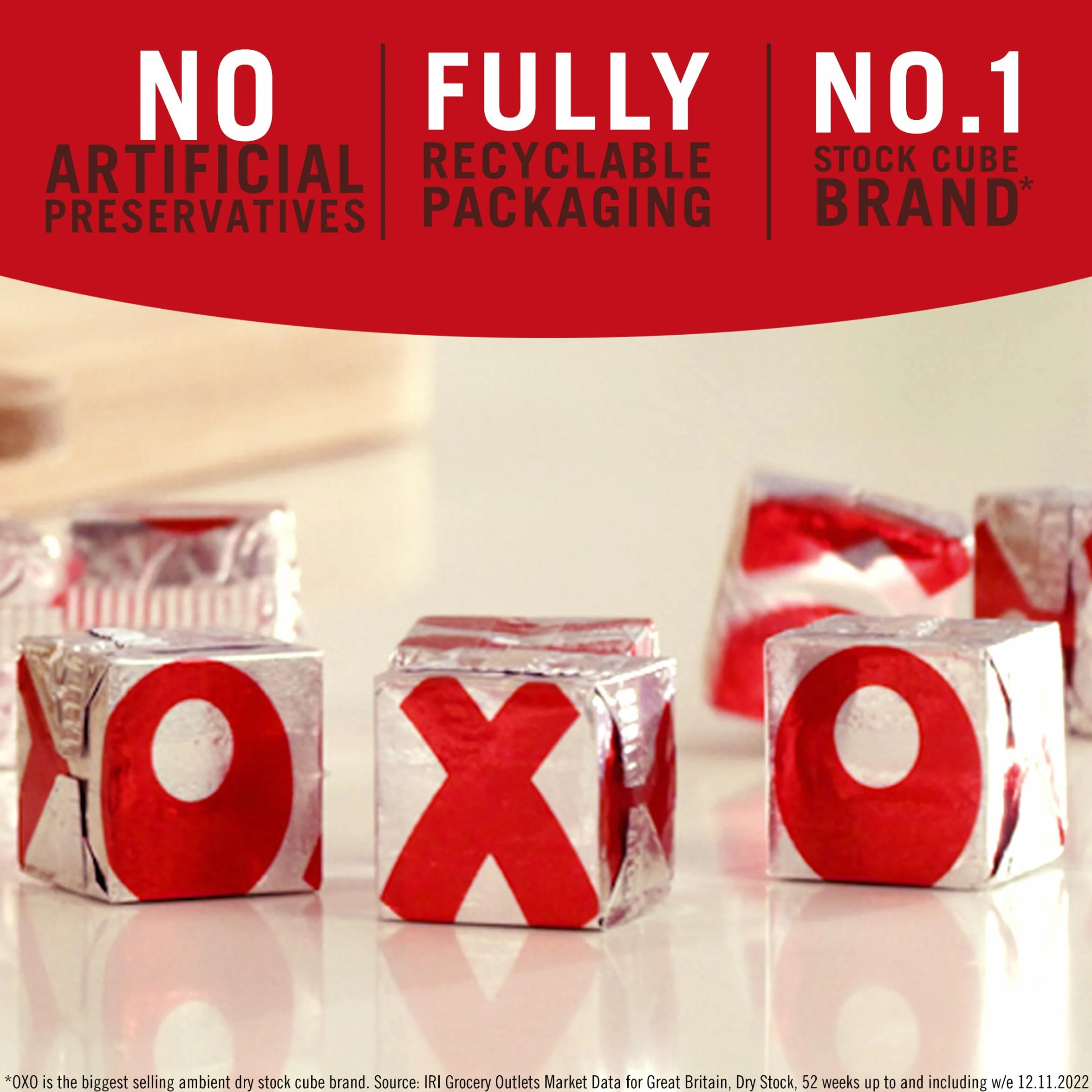 OXO 12 kostek bulionu wołowego tradycyjny smak opakowanie zbiorcze 24 x 71 g
