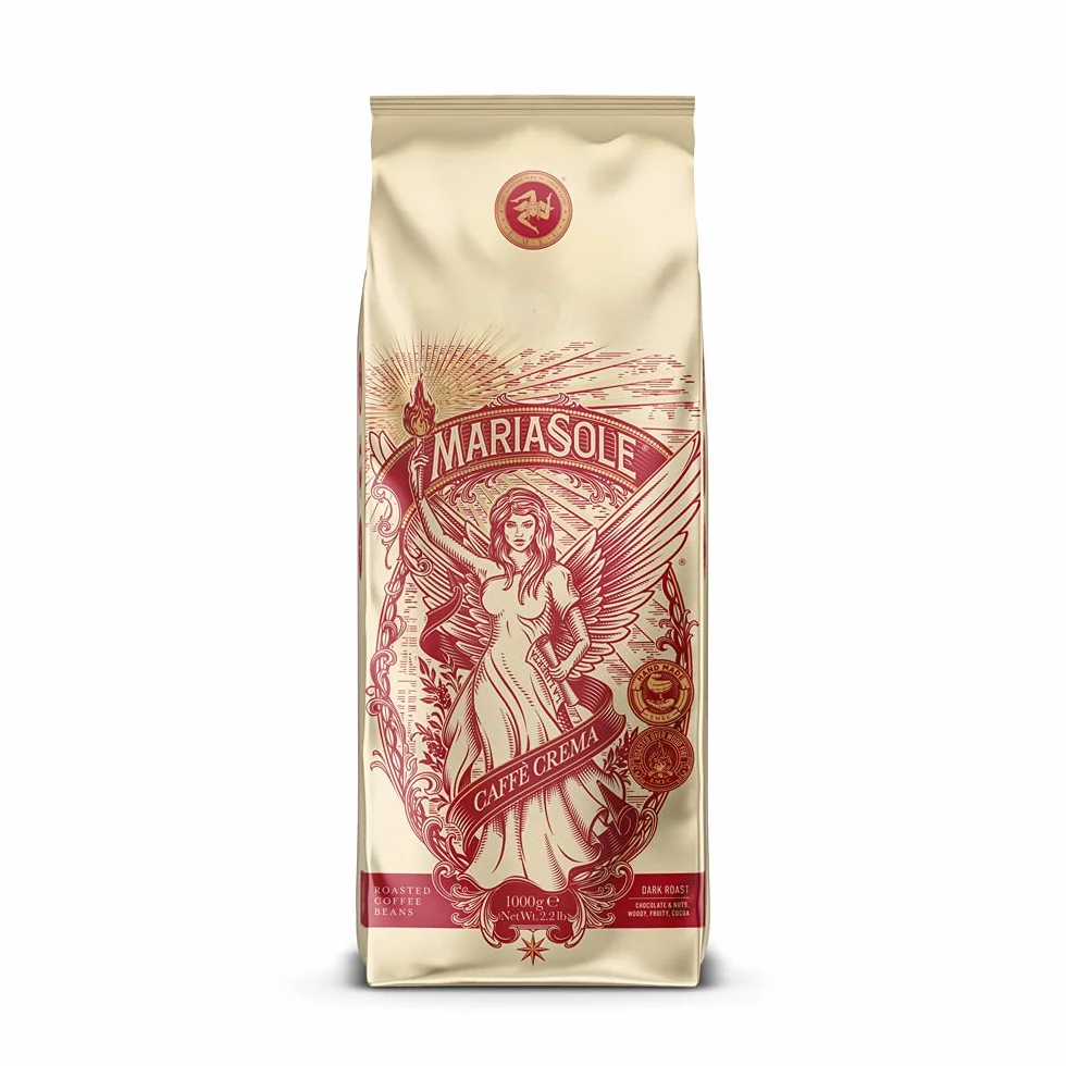 MariaSole Caffè Crema 1 kg – tradycyjne palenie na Sycylii ziarna kawy premium