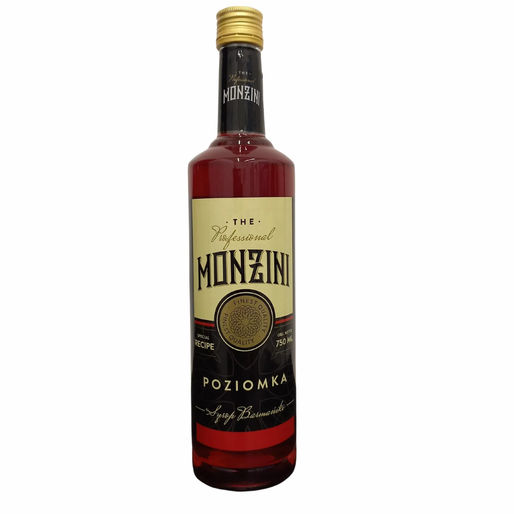 Monzini Syrop o smaku poziomkowym 750ml