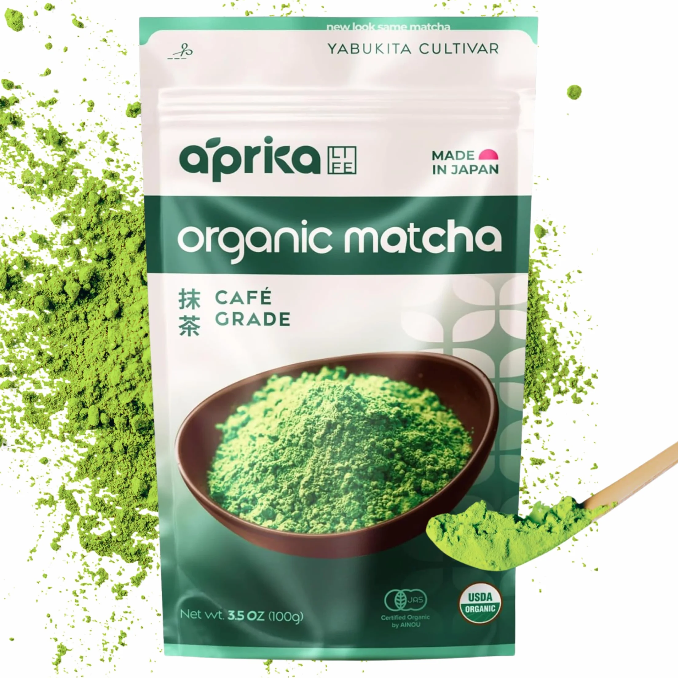 Japońska Matcha w proszku Premium 100 g - AprikaLife