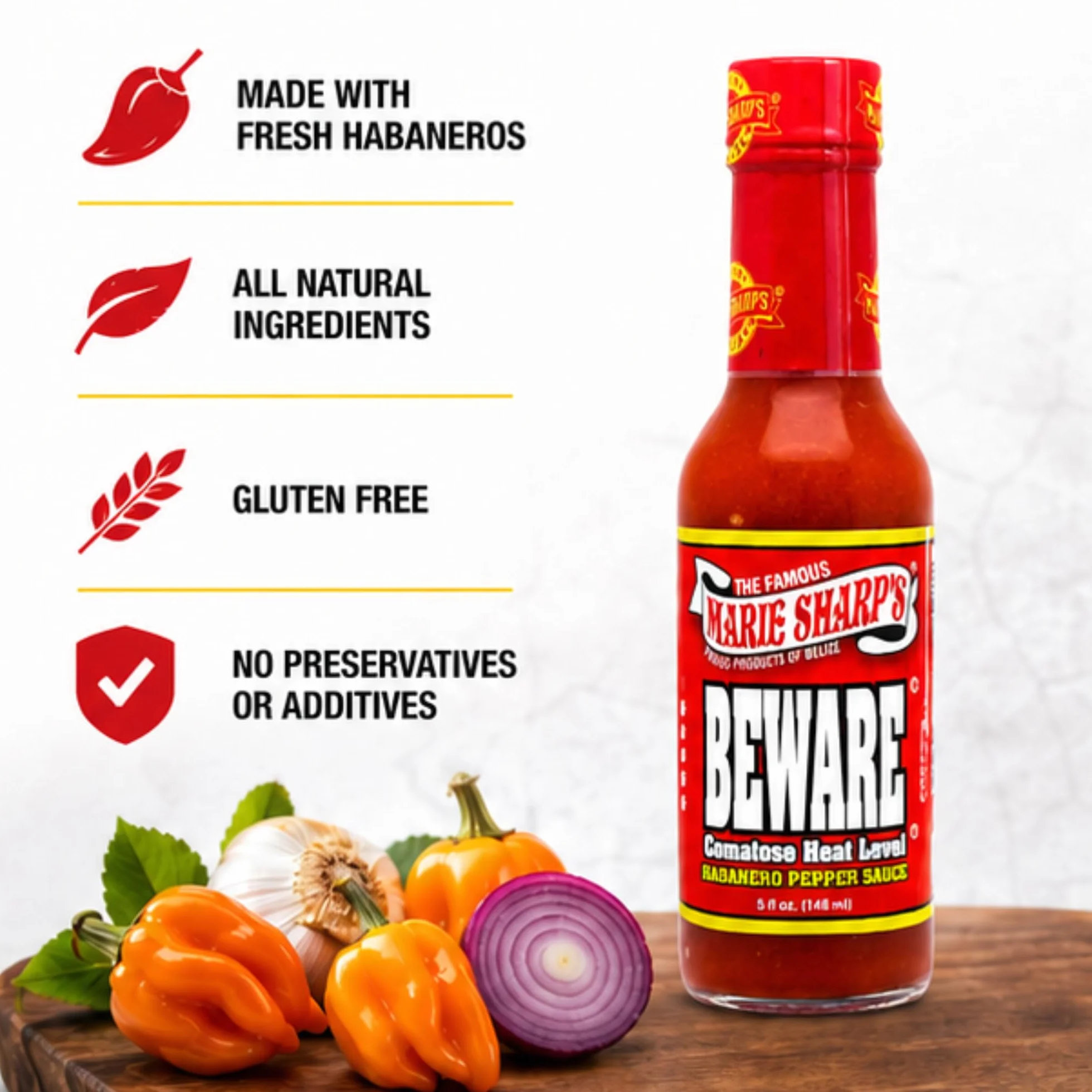 Marie Sharp's Beware Comatose Heat Level