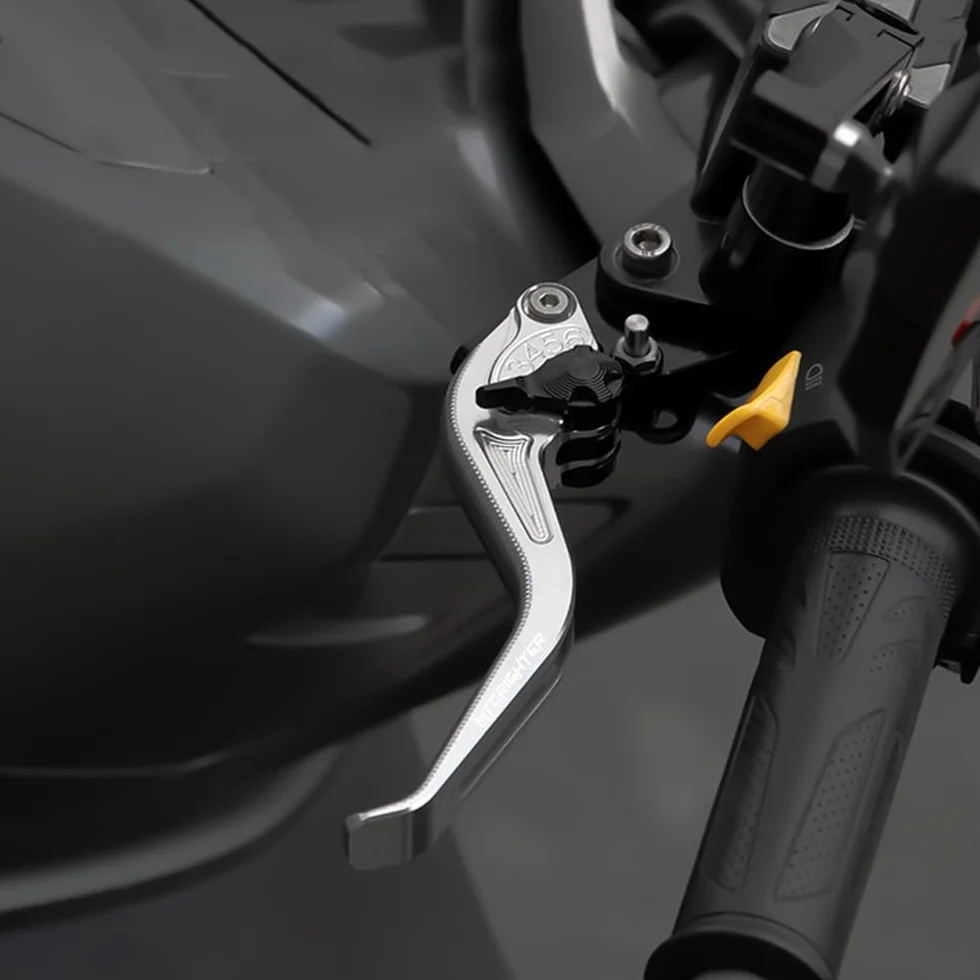 Zestaw krótkich dźwigni sprzęgła hamulca, kompatybilny z Yamaha MT-09 MT-09SP Gen 4 2024-2025, wykonany ze stopu aluminium CNC (czarny)