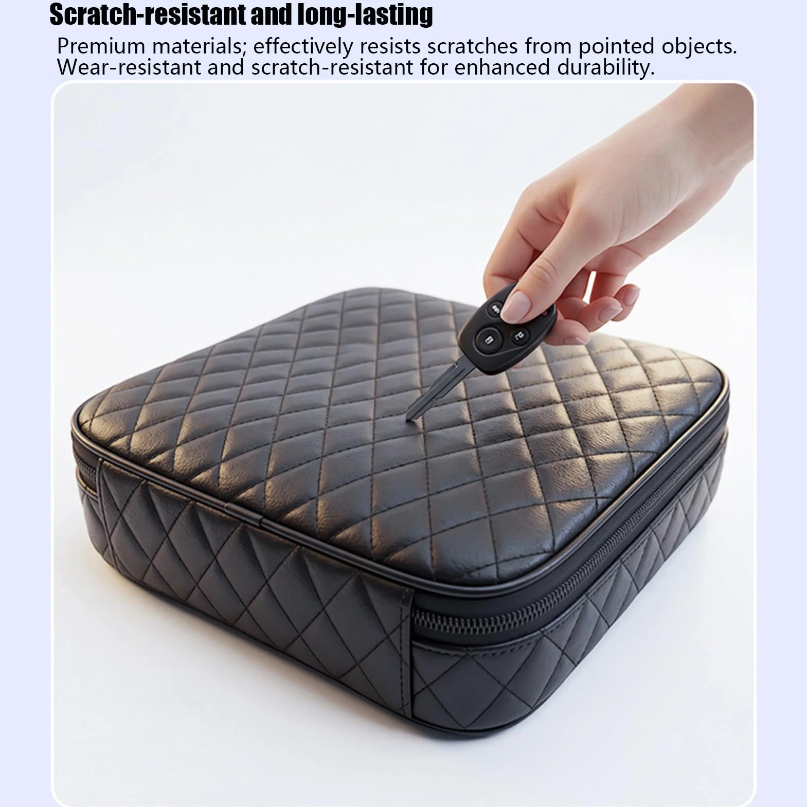 Carrying Bag - Multifunctional Travel Storage Organizer, Portable Vehicle Cable Pouch with Zippered Compartments, Ideal for Sedans Pickups Trucks Trailers Automotive Accessories