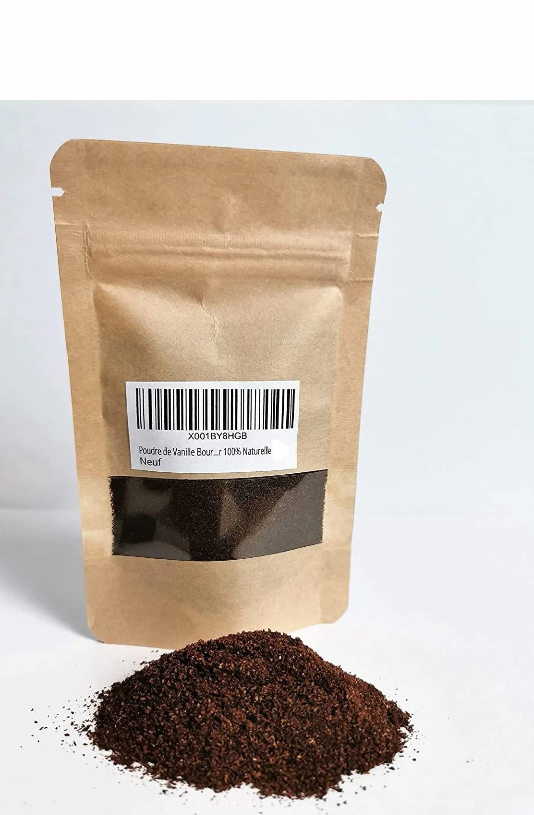 Naturalny proszek waniliowy Bourbon z Madagaskaru 20g całe mielone ziarna wanilii