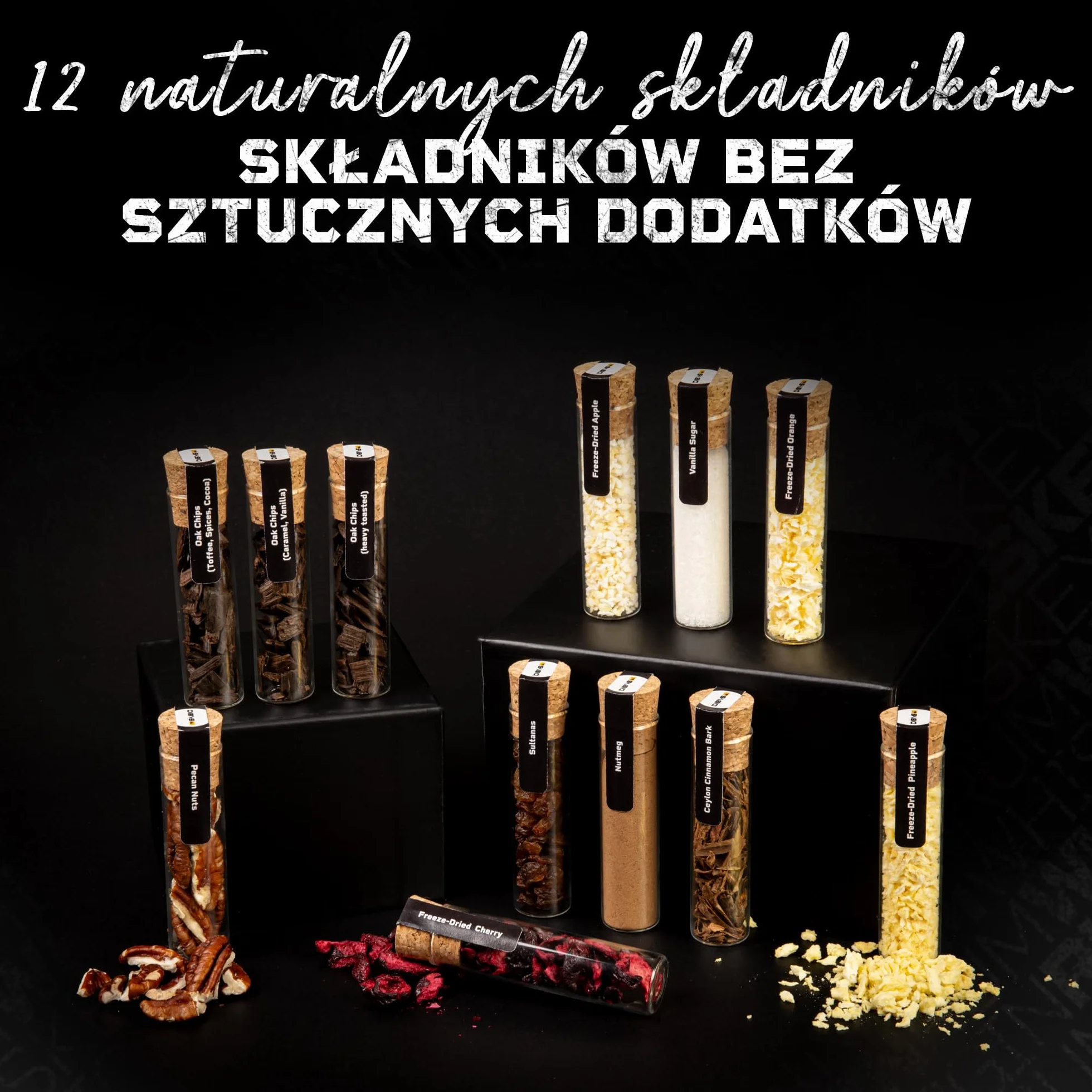 Zestaw do degustacji rumu 12 naturalnych botanicals akcesoriów prezent dla miłośników rumu 4 przepisy