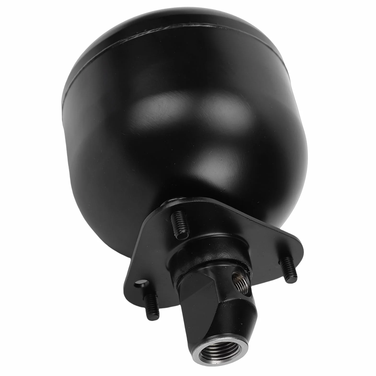 Kula Tylnego Zawieszenia Pneumatycznego, Metalowa, Czarna | 1243200115, Funkcja tłumienia ciśnienia, z hydraulicznymi elementami samopoziomującymi do samopoziomowania od 1993 do 2000 r.