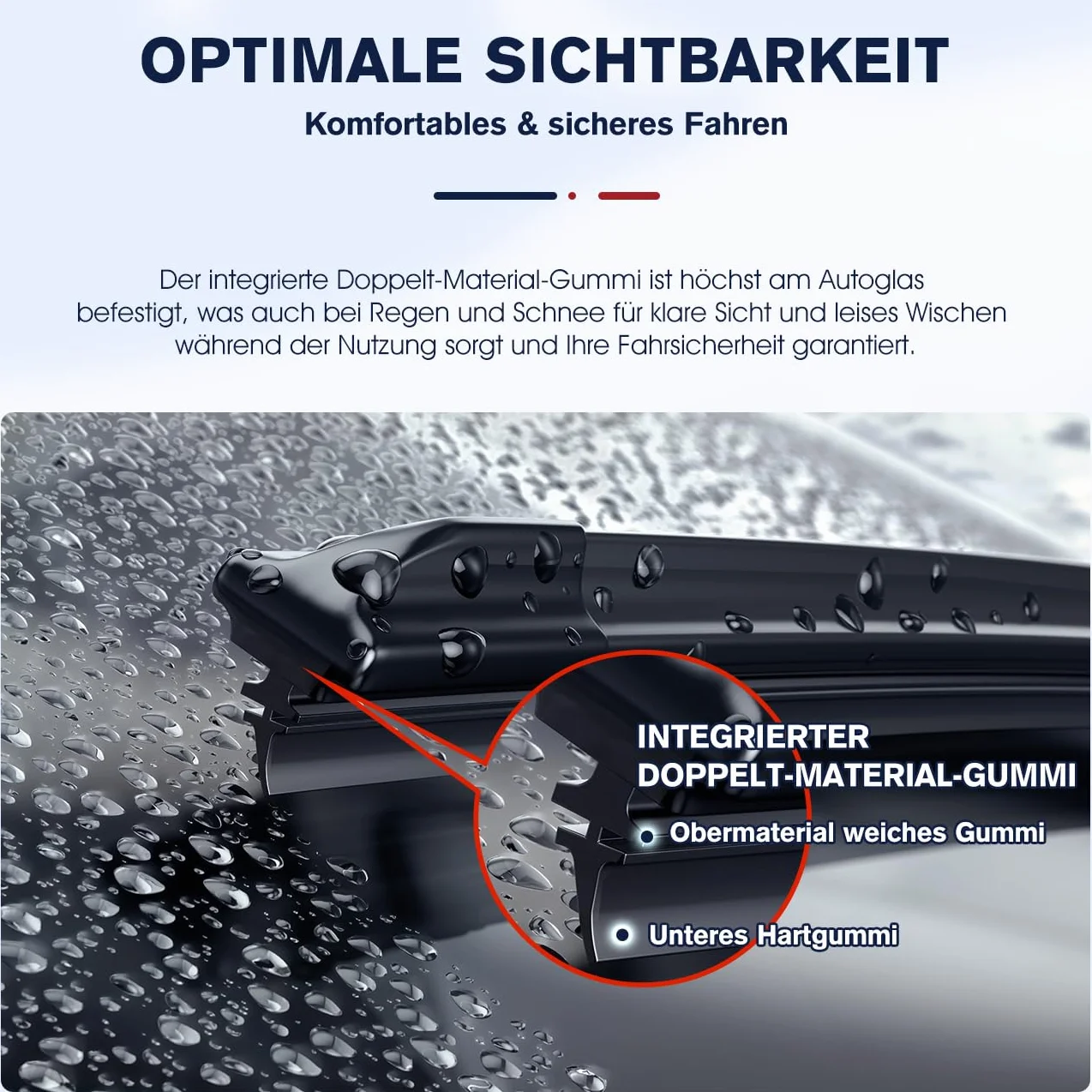 GEARMONSTER Zestaw wycieraczek przednich i tylnych do Audi Q5 8R Q3 A4 Allroad 600mm 500mm 330mm