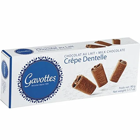 Crêpe Dentelle czekolada mleczna 90 g gawota. 18un.
