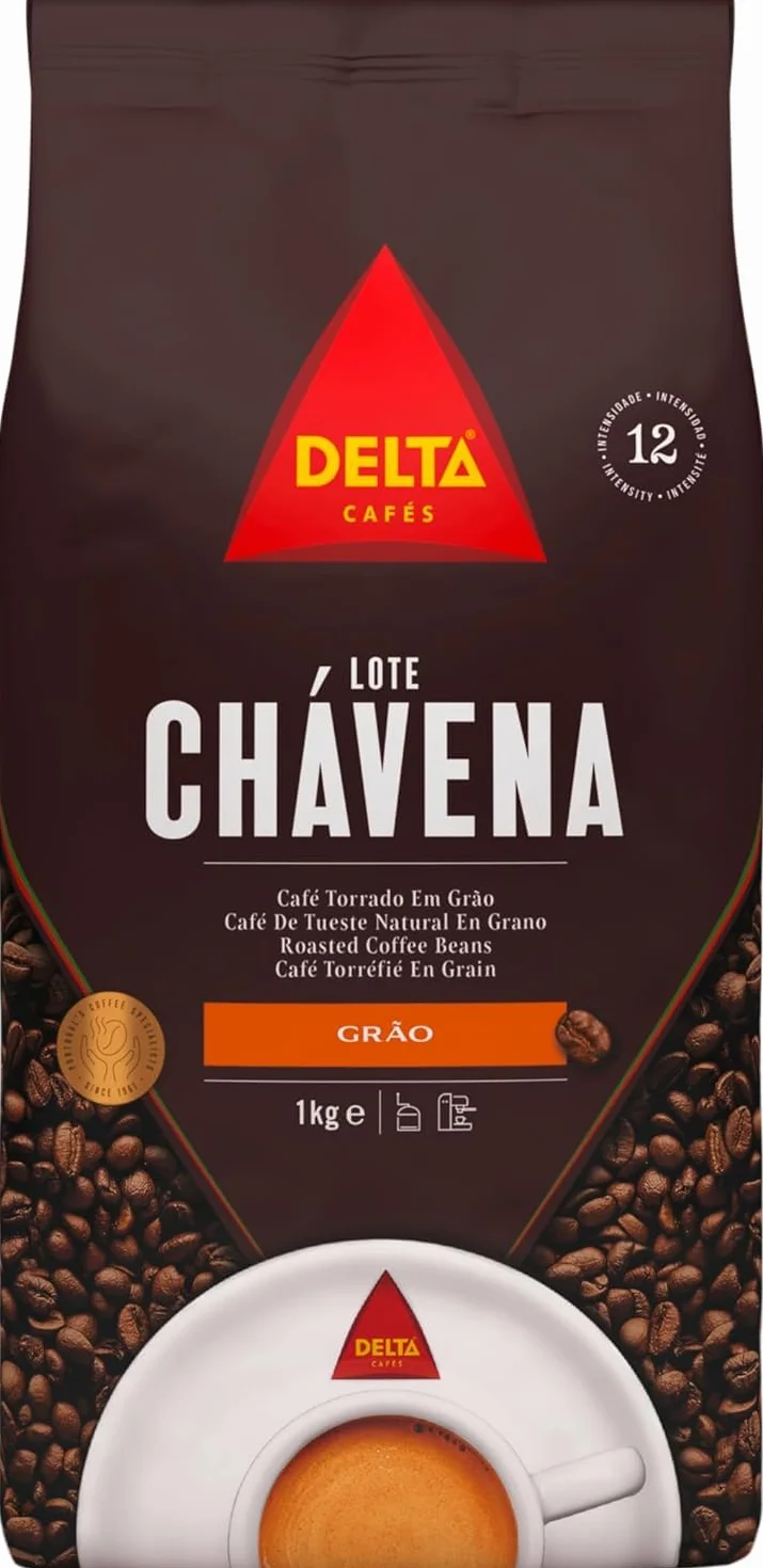 Delta Lote Chávena 1 kg – portugalskie ziarna kawy do espresso, Moka i filtra